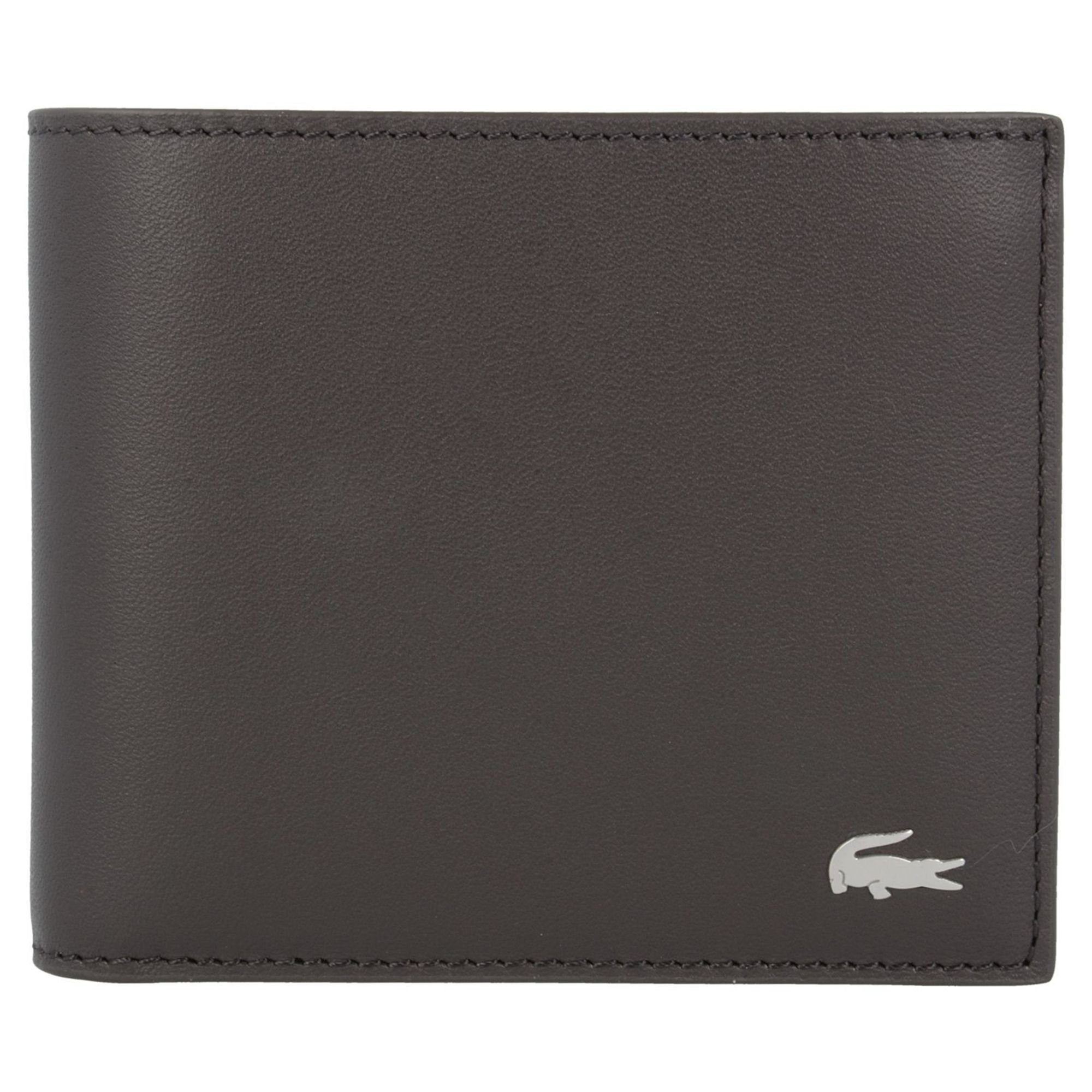 Lacoste Geldbörse FG, Leder brown