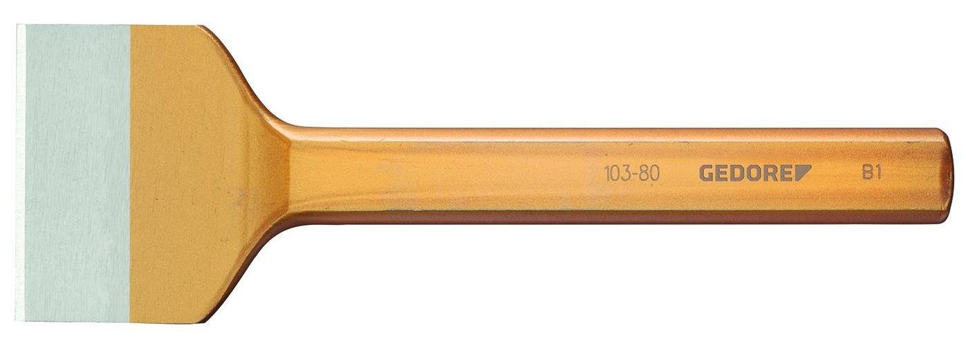 Fugenmeißel Flachmeißel flachoval, 103-60 Gedore 60 mm