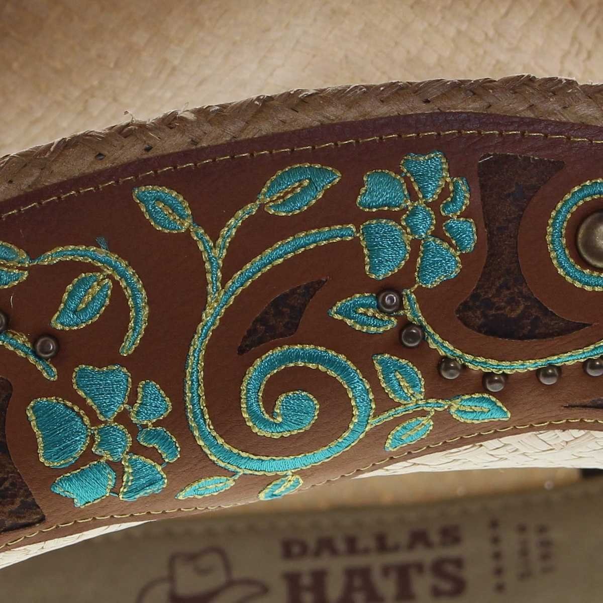 Damen Hüte Dallas Hats Cowboyhut DOLLY Beige Damen Westernhut mit Pinch Front