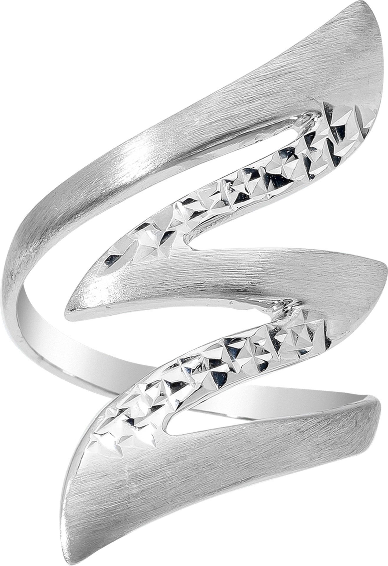 Balia Silberring Balia Ring für Damen mit diamantierter (Fingerring), Fingerring Größe 54 (17,2), 925 Sterling Silber (Blitz) Silber 925