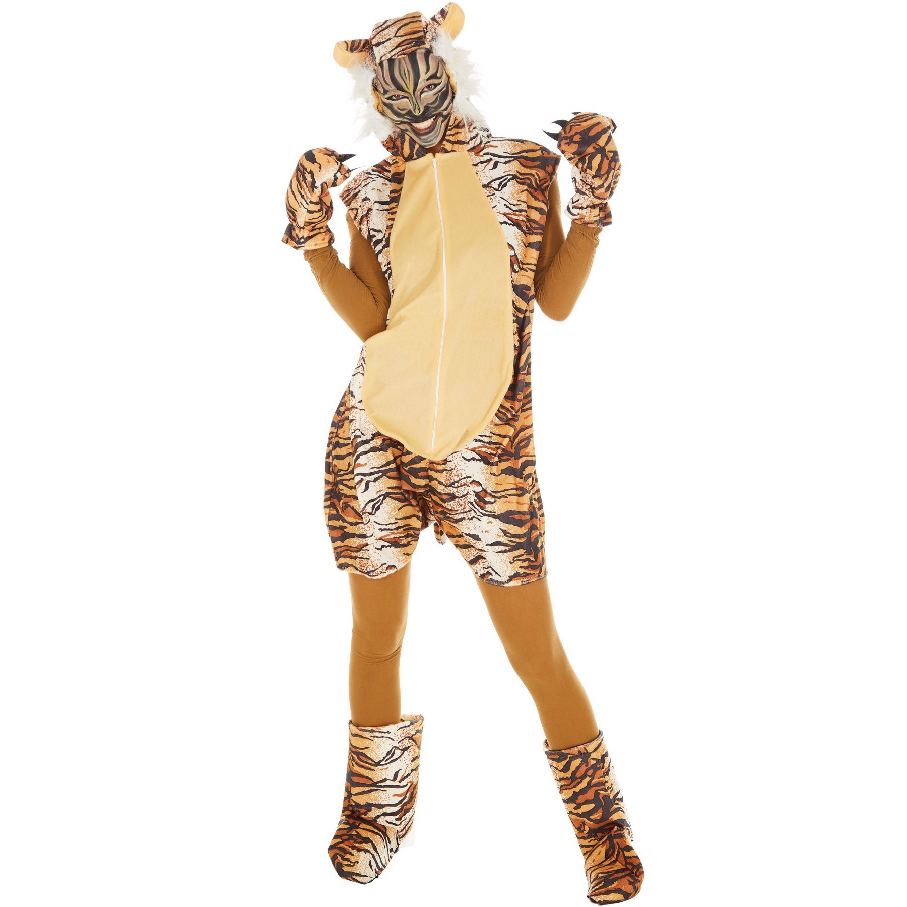 dressforfun Kostüm, Cooles Tigerkostüm für Frauen und Männer