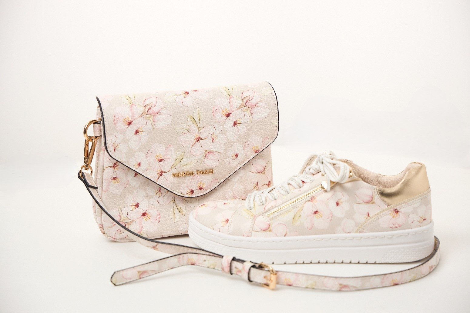 MARCO TOZZI Umhängetasche, Damen Schultertasche, Clutch, Handtasche mit Paspellierung