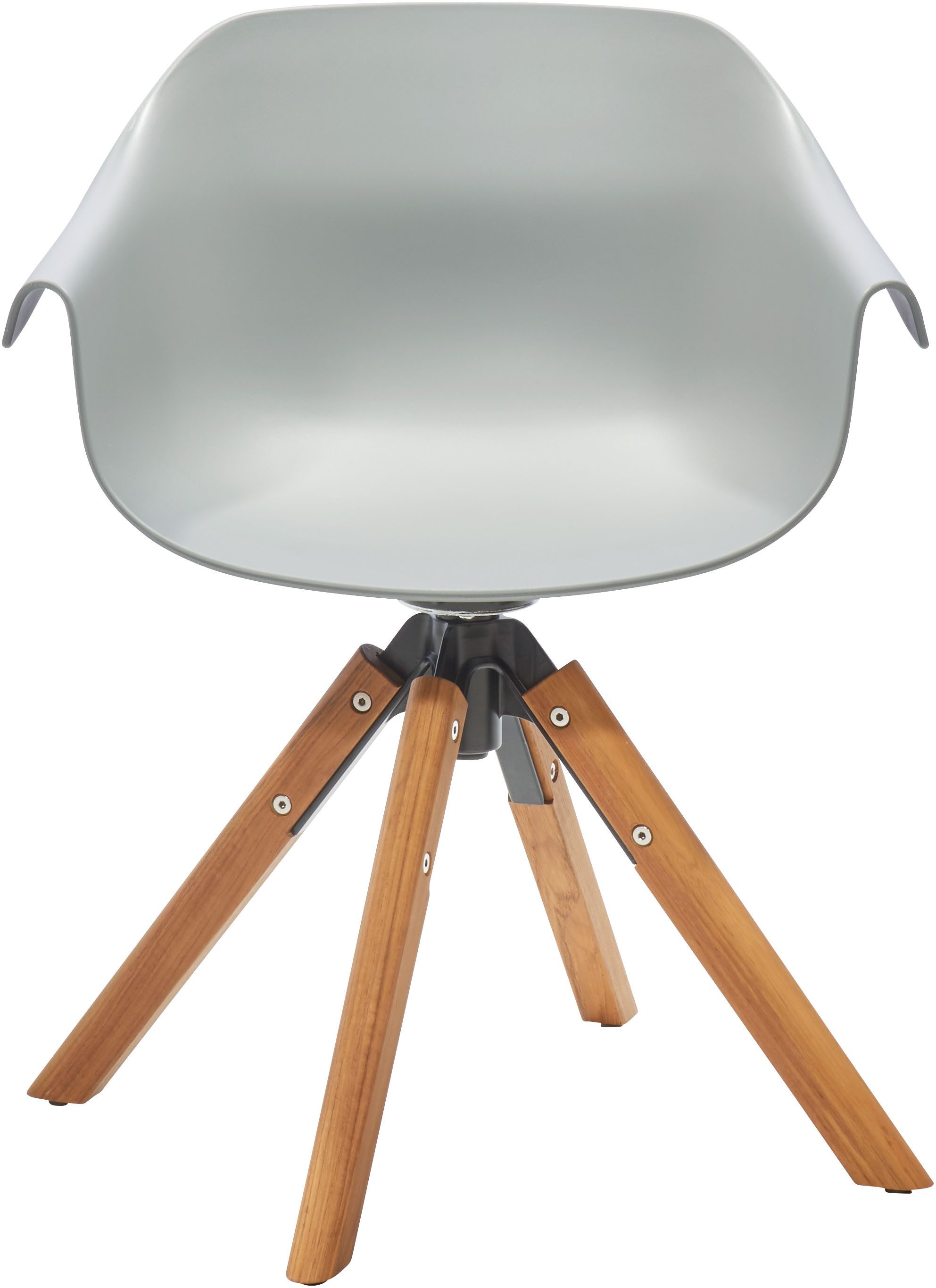 Musterring 4-Fußstuhl Freilicht Schalenstuhl (2 St), Drehbar und in 4 Farben erhältlich für flexible Sitzmomente