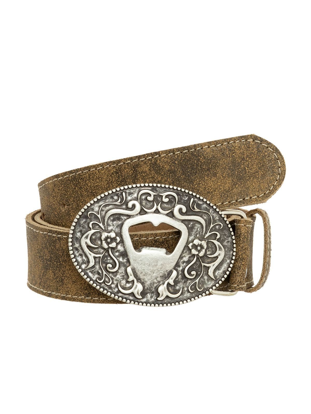 manid Lederwaren Ledergürtel 9840-11-16-GE-166-53