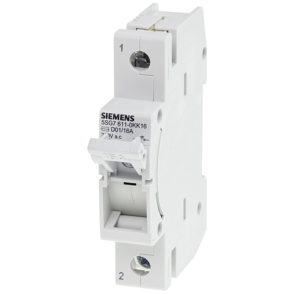 SIEMENS Stromverteiler Siemens 5SG76110KK06 Lasttrennschalter Sicherungsgröße = D01 6 A 2