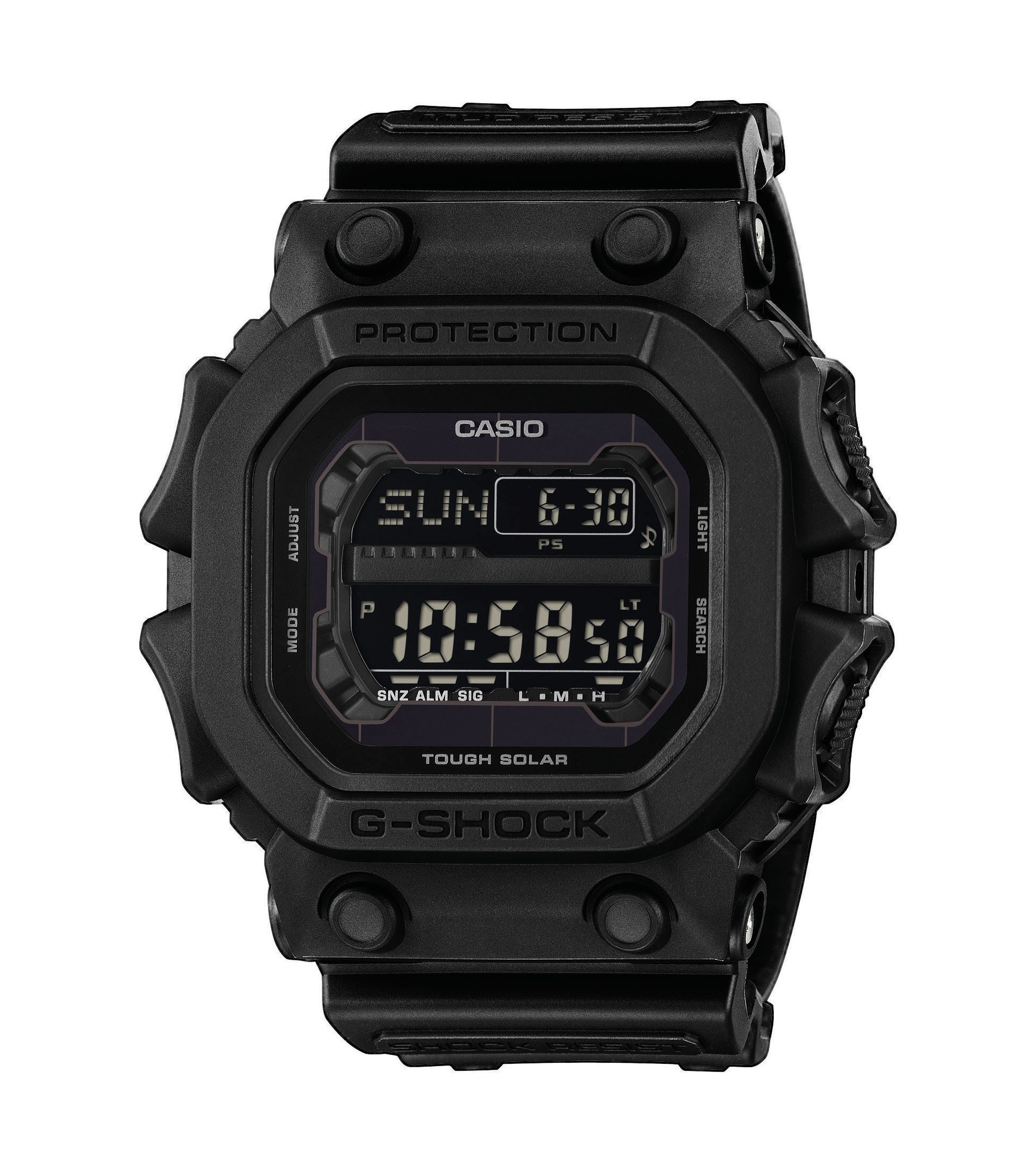 CASIO G-SHOCK Solaruhr GX-56UBB-1ER, Armbanduhr, Herrenuhr, digital, automatischer Kalender