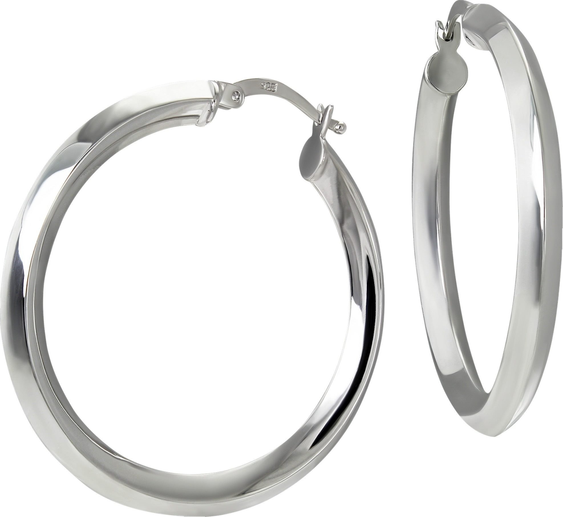 SilberDream Paar Creolen SilberDream Creole Hoop 925 Sterling (Creolen), Da günstig online kaufen