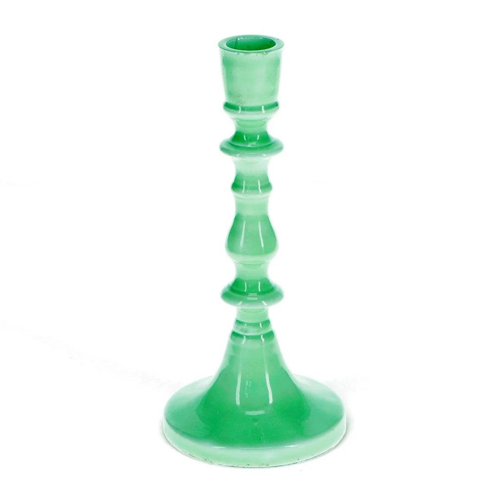 Rex London Подсвечник Emaille Metall Торшеры (Vintage-Look, 1 St., ca. 19 cm hoch), geeignet für Kerzen mit Ø bis zu 2 cm