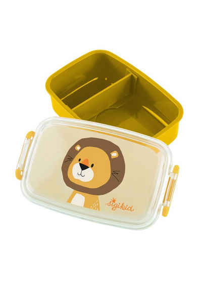 Sigikid Lunchbox Lunchbox Pausenbrot Brotzeit Snackdose Löwe, Material außen: Box 100% PP, Deckel 100% PS, Griffe 100% ABS, Material innen: Silikondichtungsring in Deckel, (1-tlg)