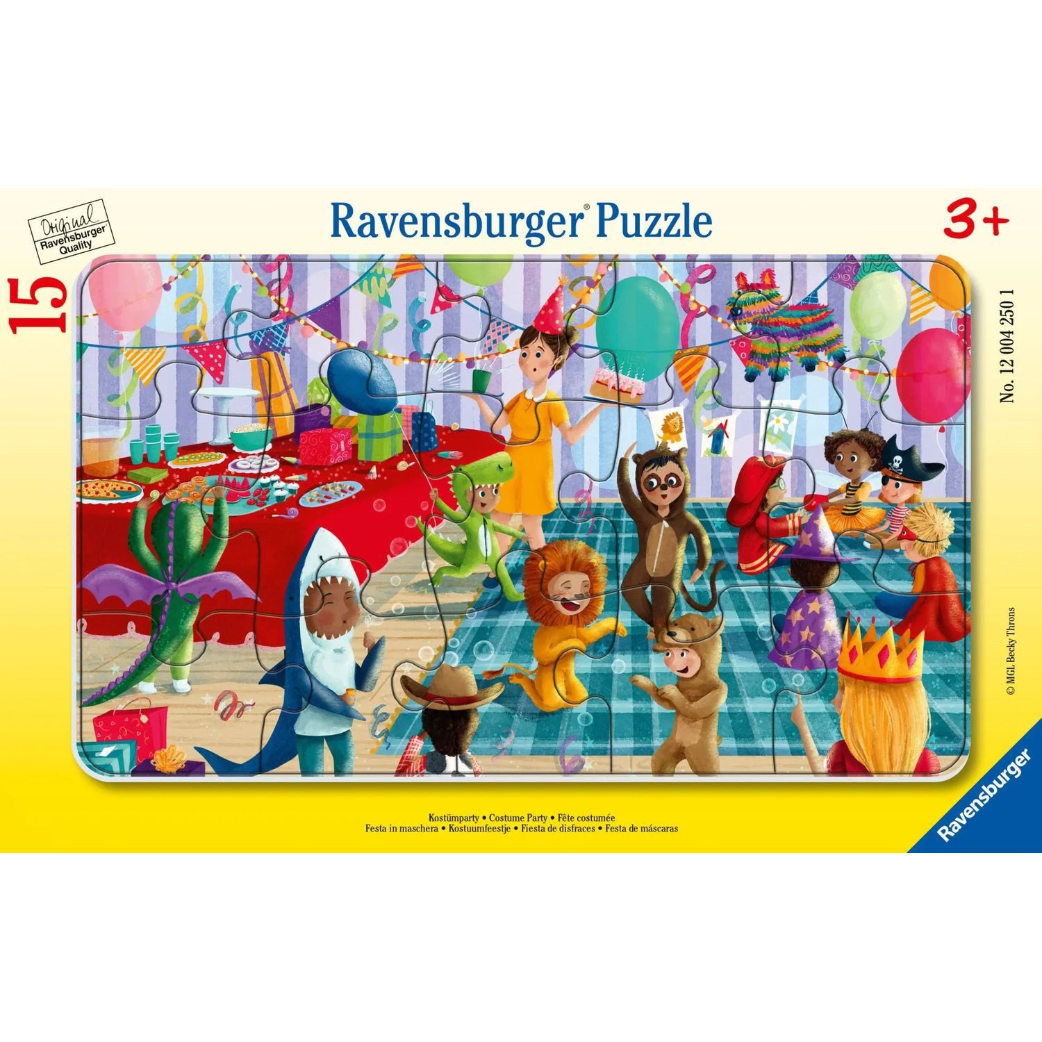 Puzzle Kinderpuzzle 15 Teile - Kostümparty