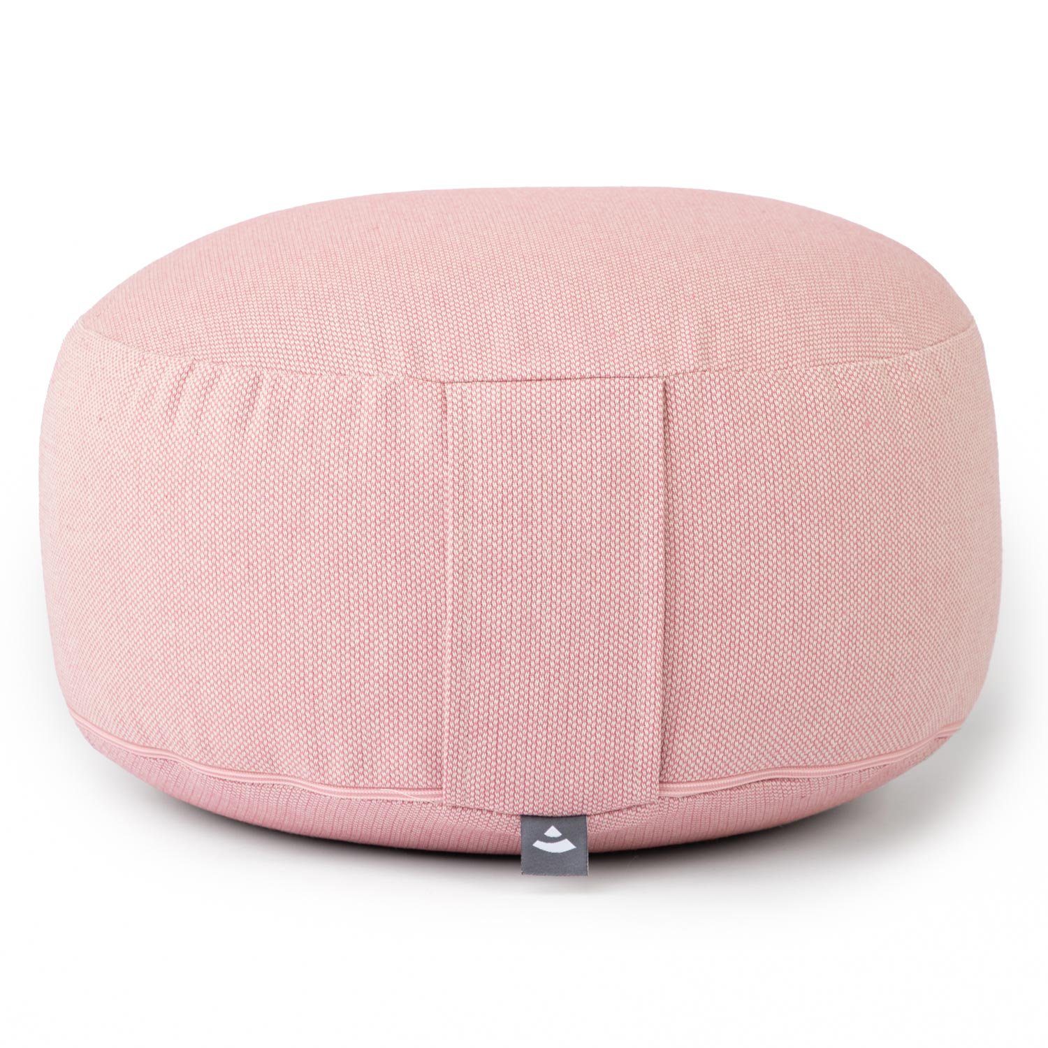 bodhi Meditationskissen RONDO Meditationskissen CLASSIC dobby rosa, Dinkelhülsen