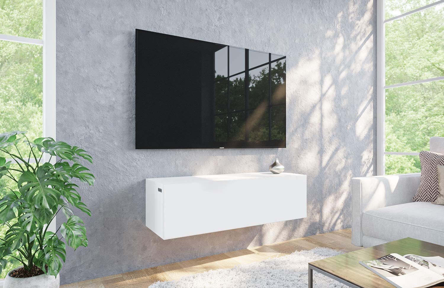 Platan Room Lowboard, Fernsehschrank 105/140/160/210/280cm breit Hängend St günstig online kaufen
