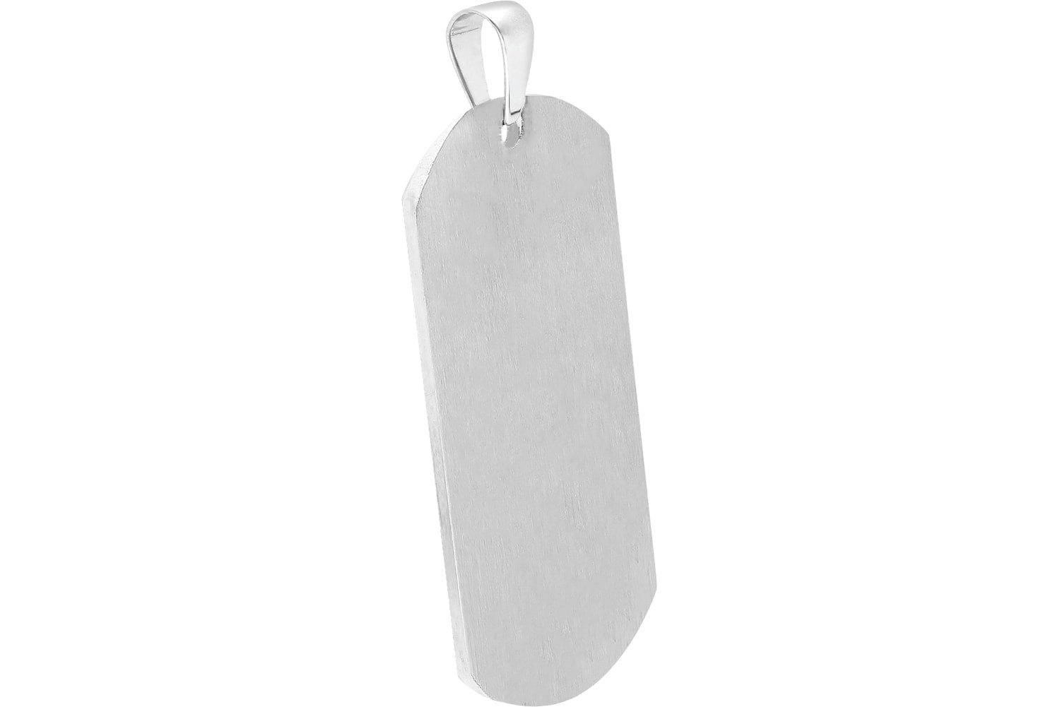 FILANGO Kettenanhänger Edelstahl Erkennungsmarke hochglanzpoliert / matt (Ketten-Anhänger, 1-tlg)