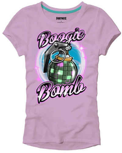 Fortnite Print-Shirt Boogie Bomb Mädchen T-Shirt Fortnite für Gamer Zocker 140 152 164 176