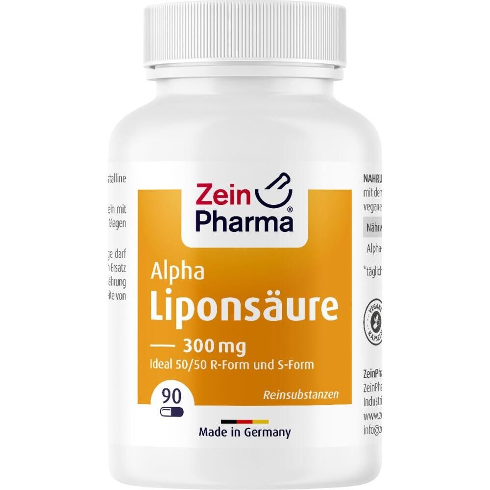 Zein Pharma - Germany GmbH ALPHA LIPONSÄURE 300 mg Kapseln Kapseln, 90 St.