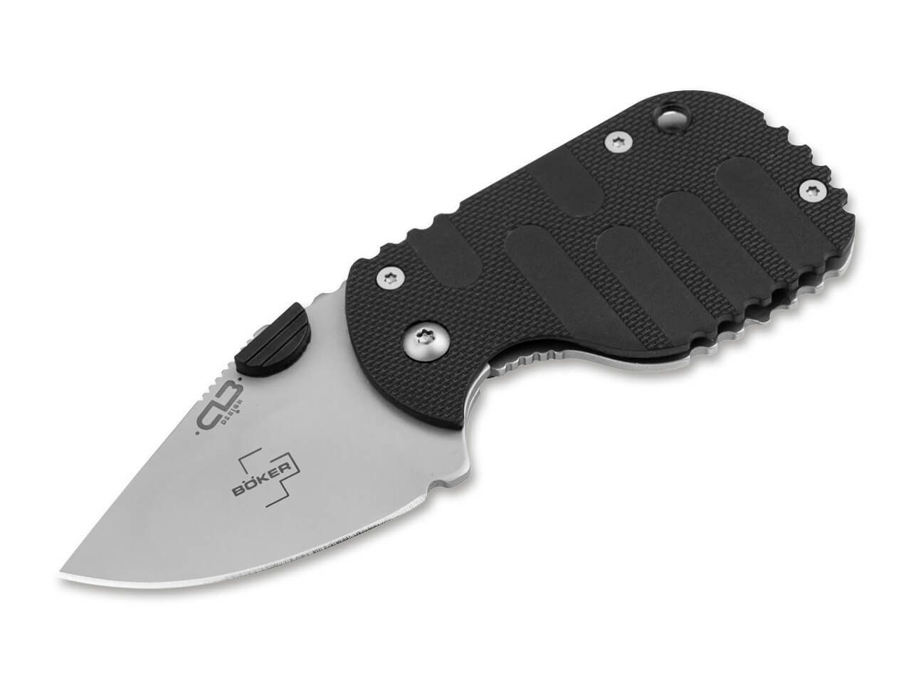 Böker Plus Taschenmesser Böker Plus Subcom 2.0 Black Einhandmesser mit Hosenclip, (1 St), Einhandmesser, Edelstahlklinge
