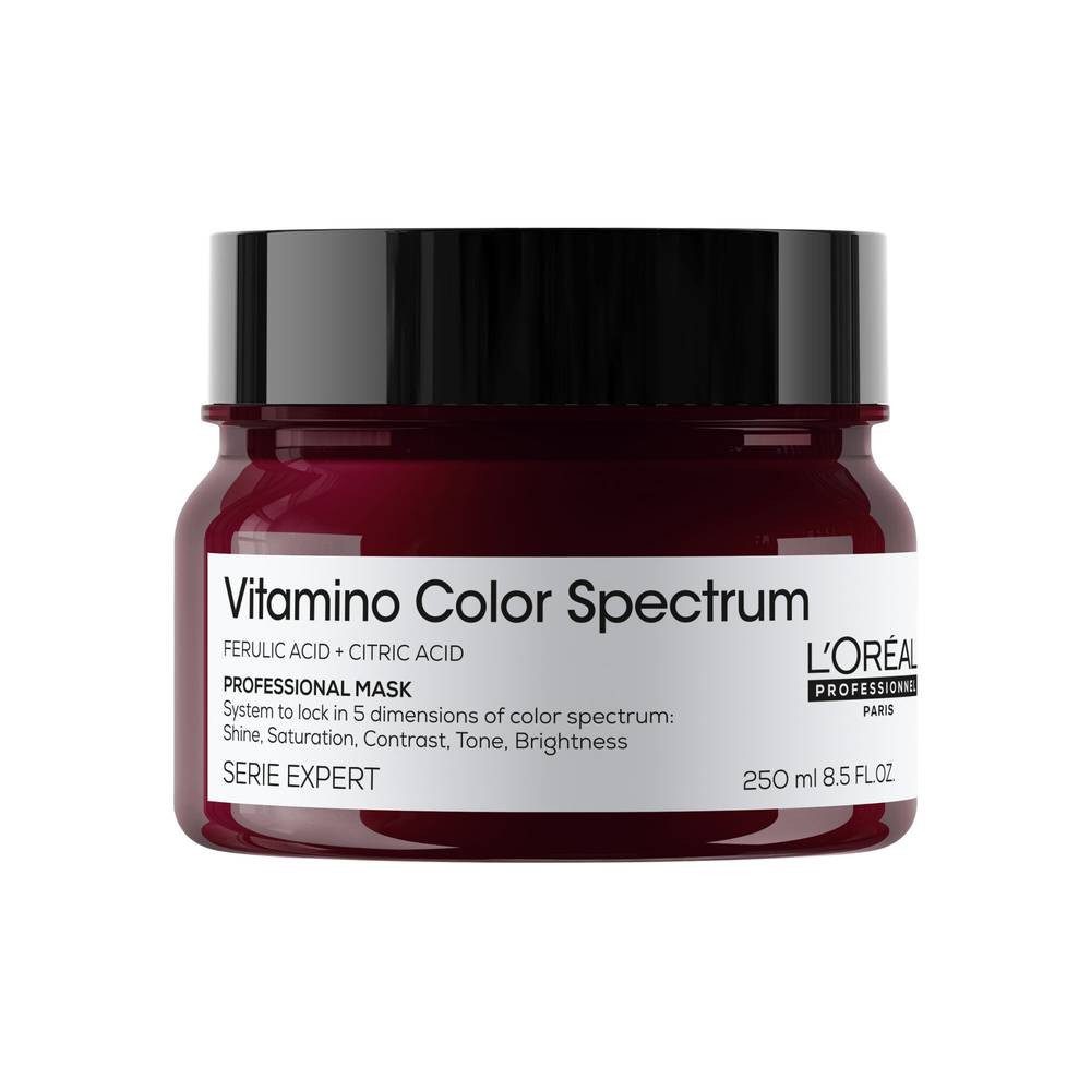 L'ORÉAL PROFESSIONNEL PARIS Haarkur L'Oréal Professionnel Vitamino Color Spectrum Maske 250 ml, 1-tlg., Professionelle Salon Pflege