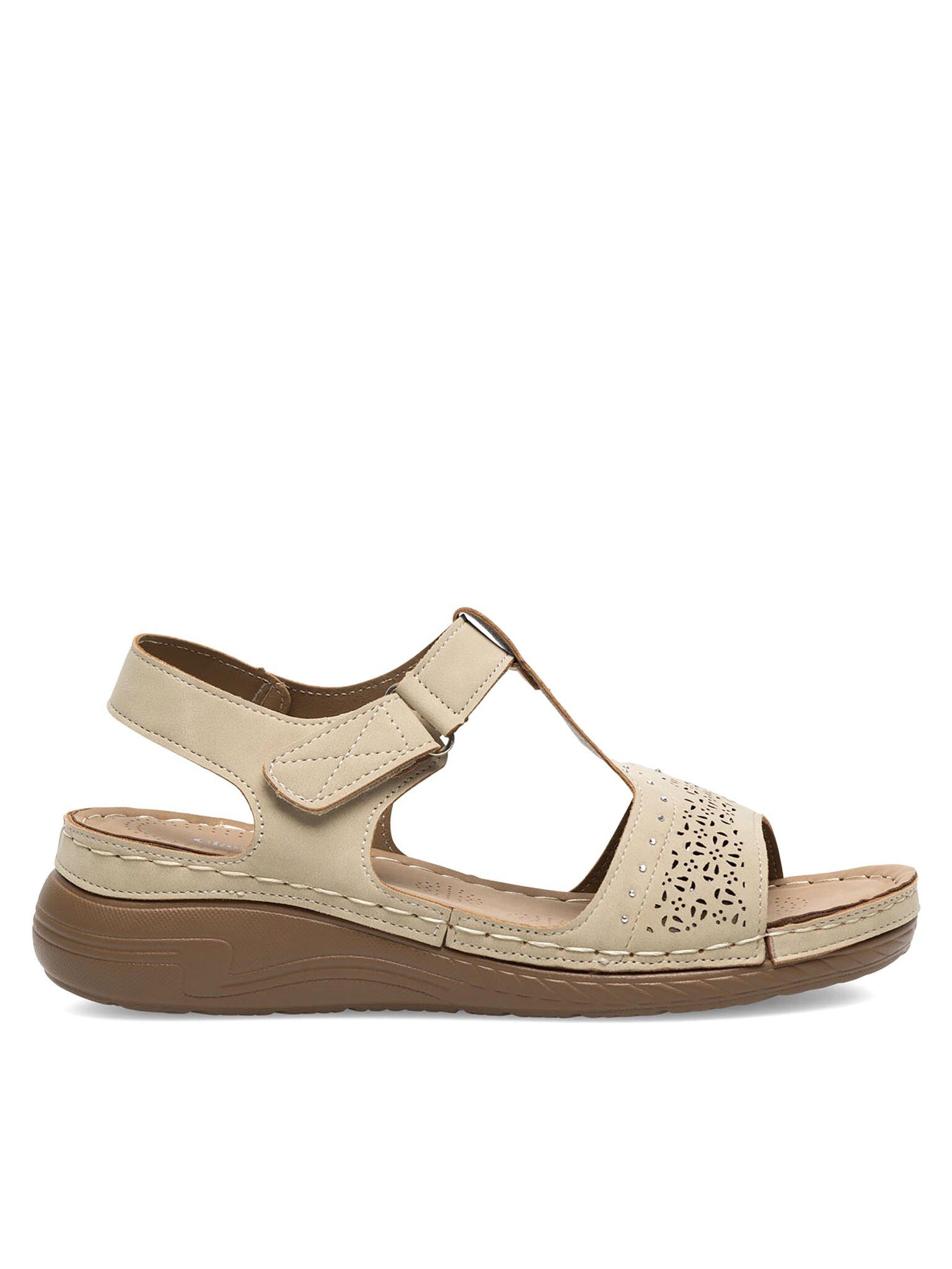Clara Barson Sandalen WYL05010-15 Beige Sandale günstig online kaufen