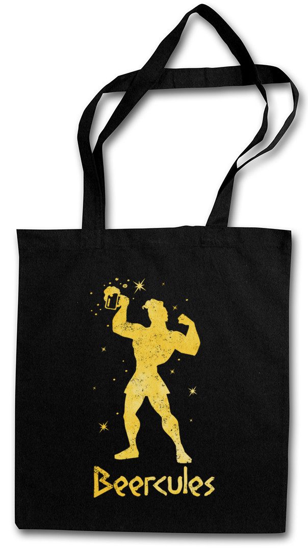 Beuteltasche Beercules Stofftasche Alkohol Alcohol Beer Get Drunk Bier Karneval