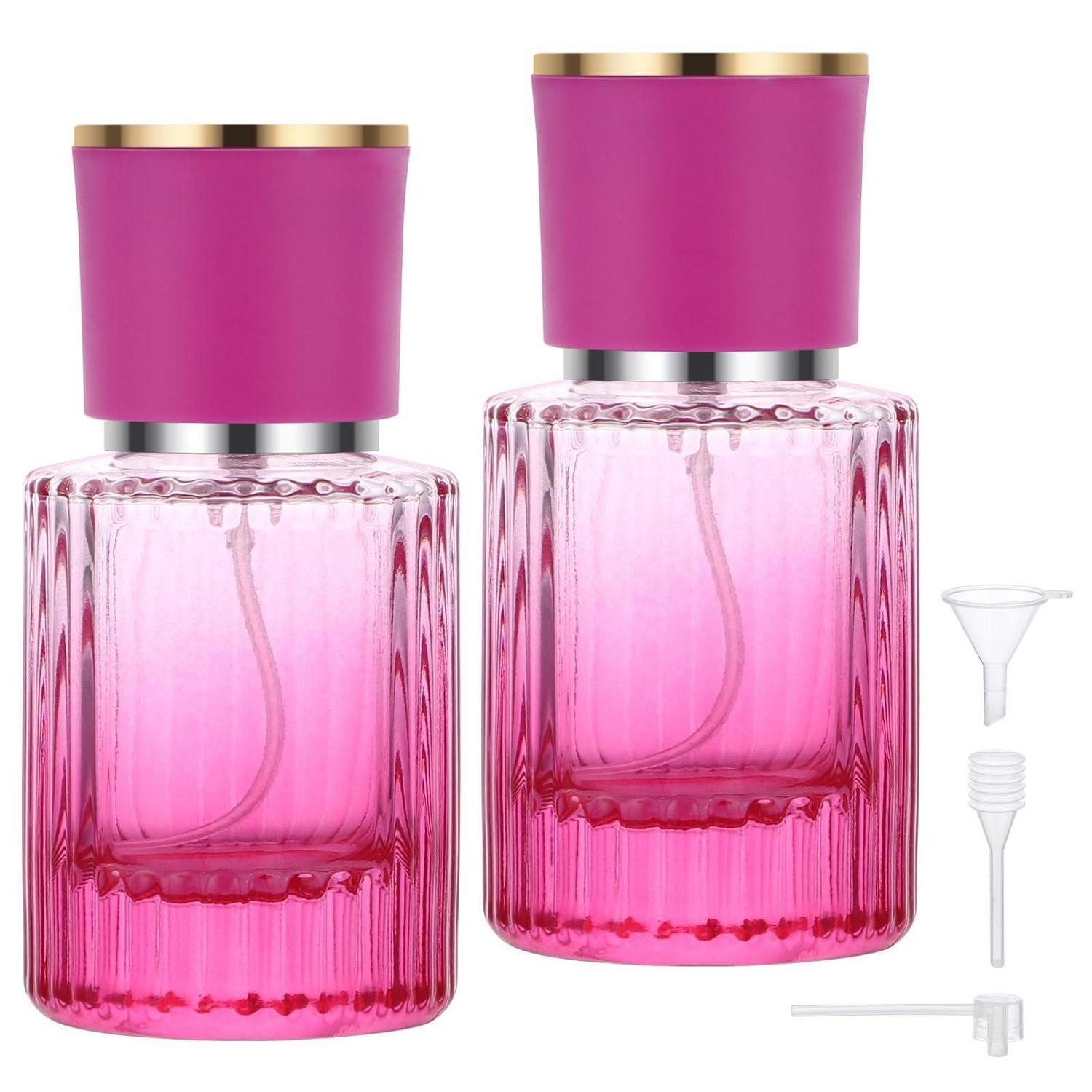 LuxusKollektion Parfümzerstäuber Parfum Zerstäuber 30ml 2er Set Farbverlauf Lila (2 St)