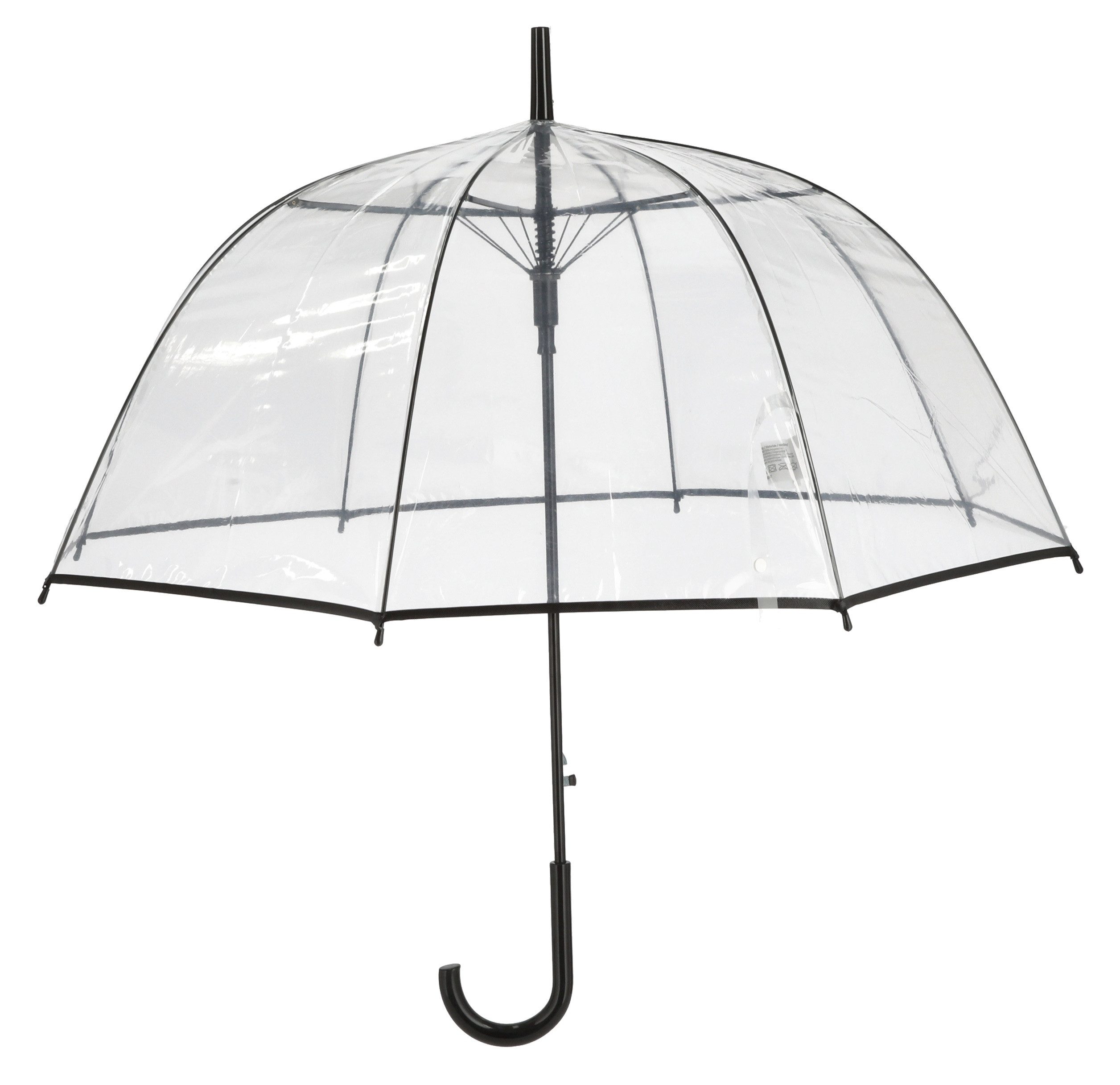 Meinposten Stockregenschirm Regenschirm Glockenschirm Glockenform transpare günstig online kaufen
