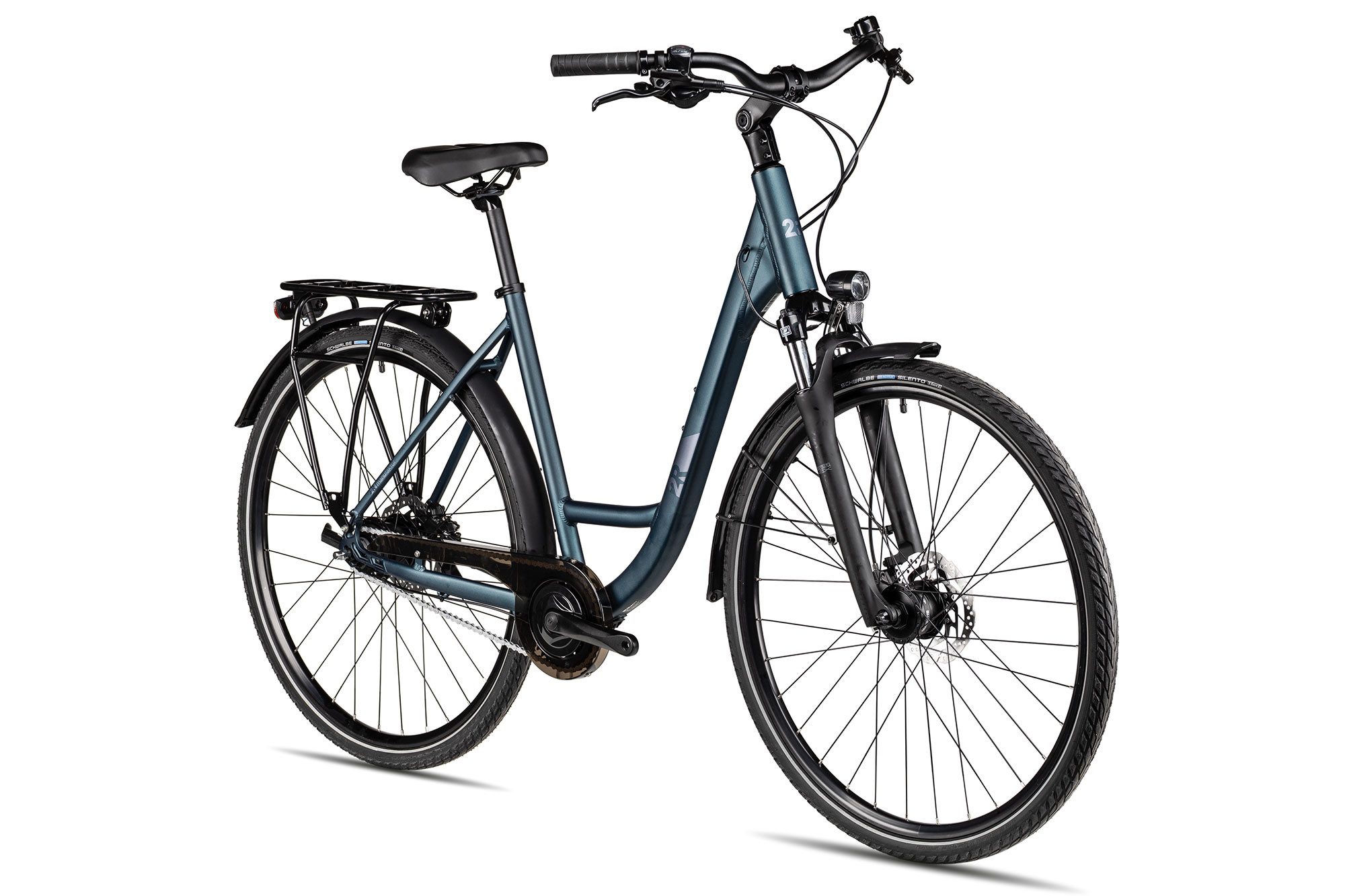 2R Manufaktur Cityrad TRX ONE Wave, 8 Gang Shimano Nexus 8-Gang SG-C6001-8D Schaltwerk, Nabenschaltung Freilauf, hydraulische Scheibenbremse blau