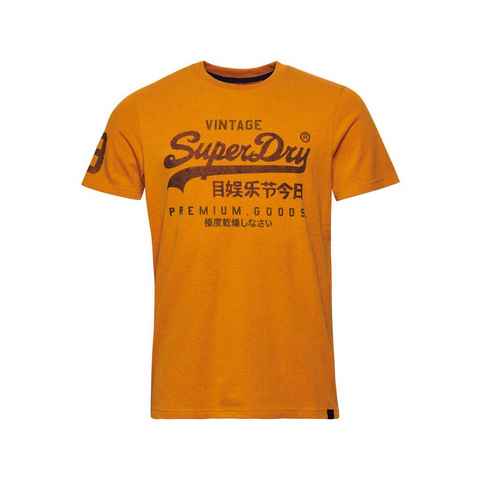 Superdry T-Shirt Herren T-Shirt - VINTAGE vL CLASSIC TEE, Logo