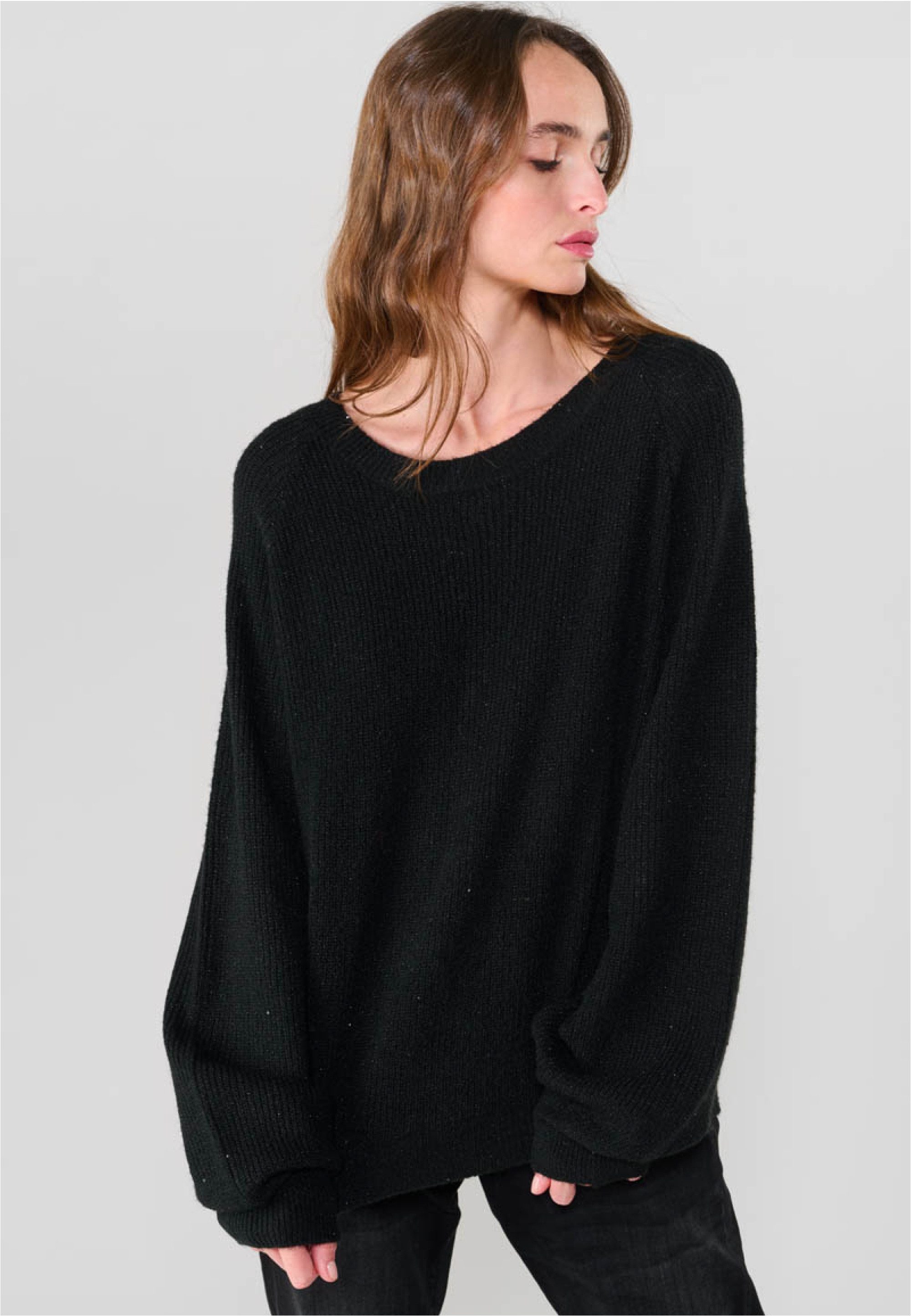 Le Temps Des Cerises Strickpullover BOKI mit dekorativer Knopfleiste