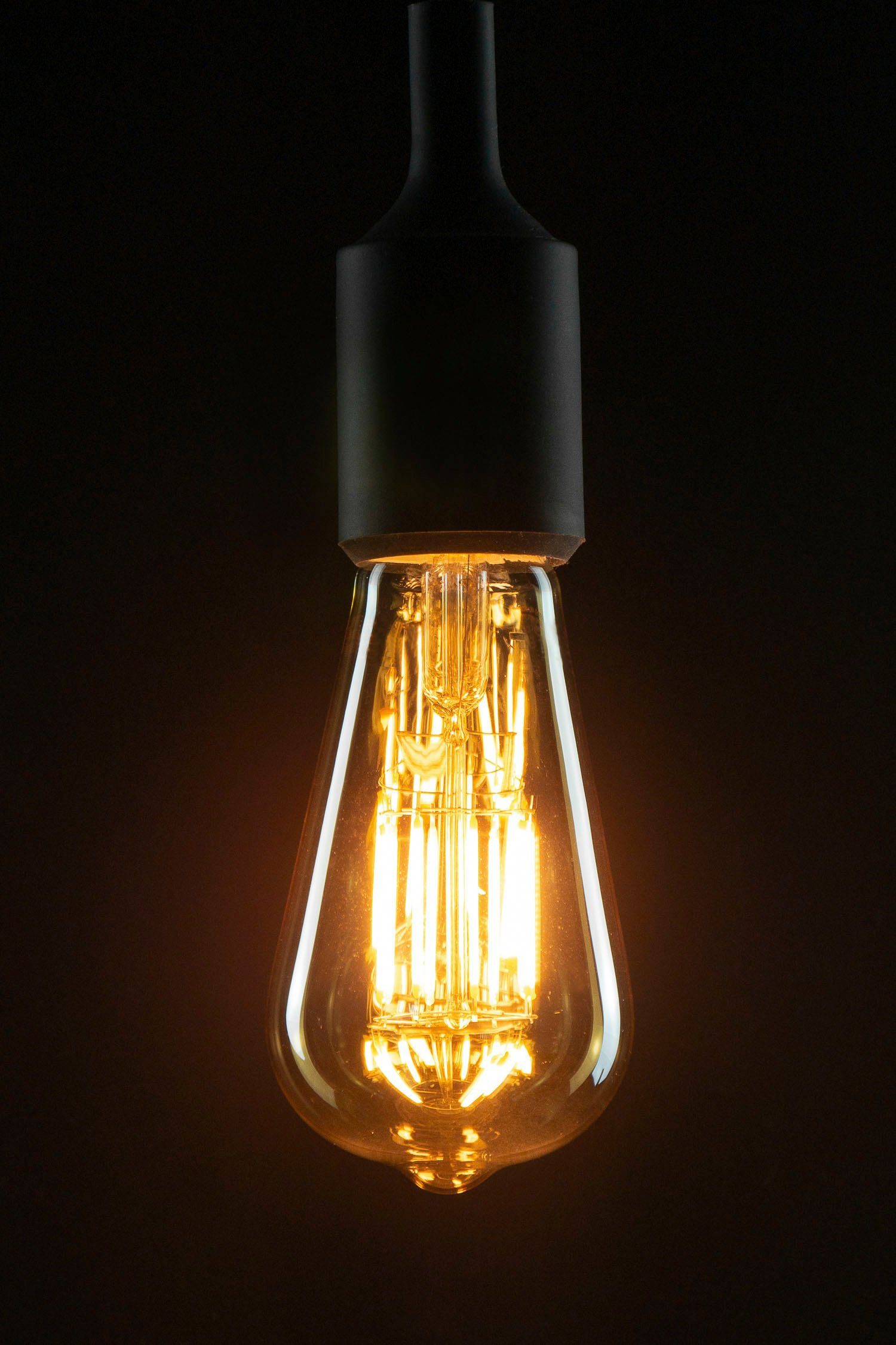 SEGULA LED-Leuchtmittel LED Rustika gold, E27, 1 St., Extra-Warmweiß, LED Rustika gold, E27, 5W, CRI 90, dimmbar