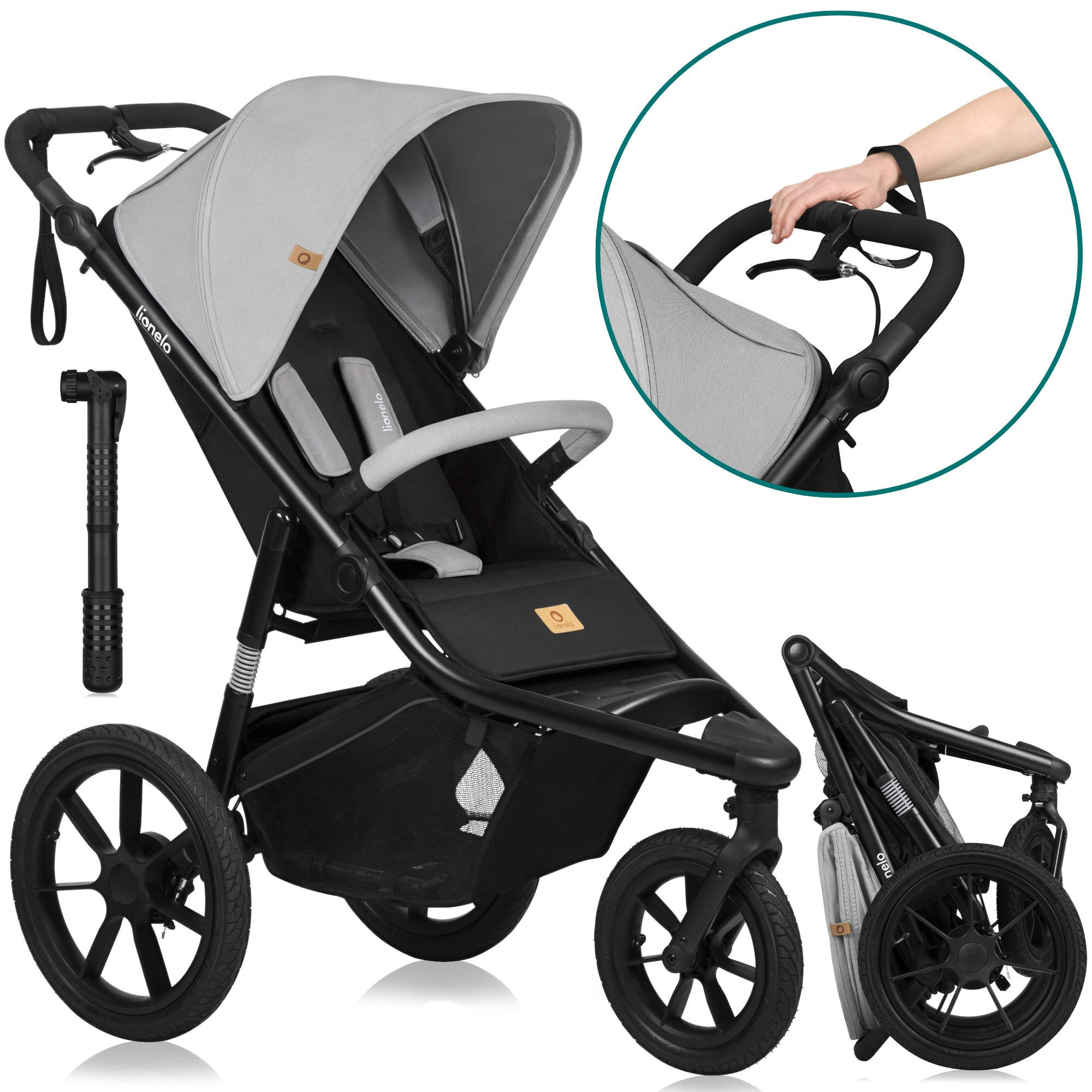 Dreirad-Kinderwagen AZURA