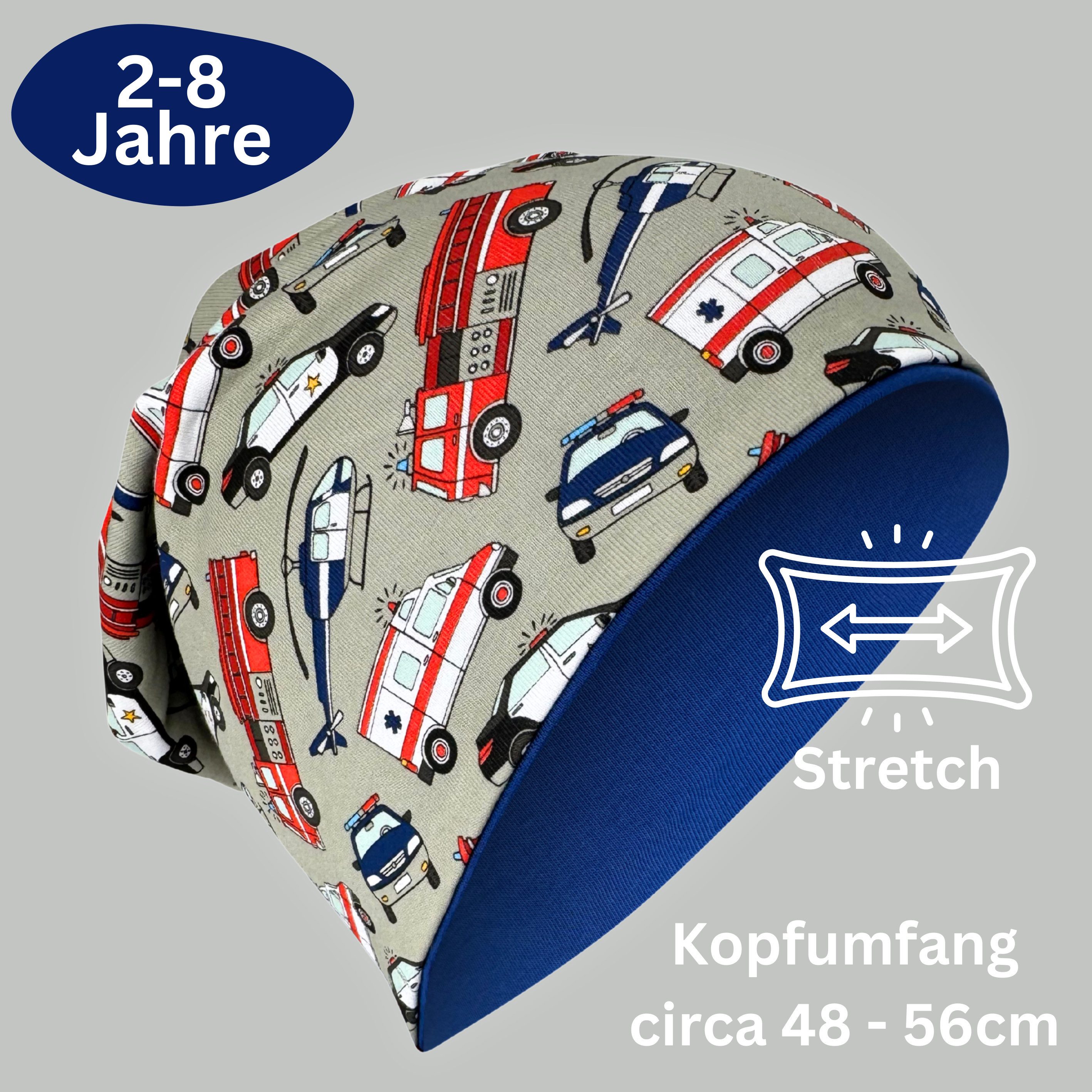 HECKBO Beanie HECKBO Kinder Mädchen Jungen Beanie Mütze & Loop-Schal Set – Bild 3 von 5