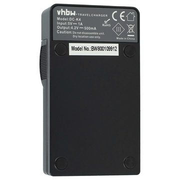 vhbw passend für Media-Tech MT842B, MT842R, MT842, MT843KG, MT843KR, Kamera-Ladegerät