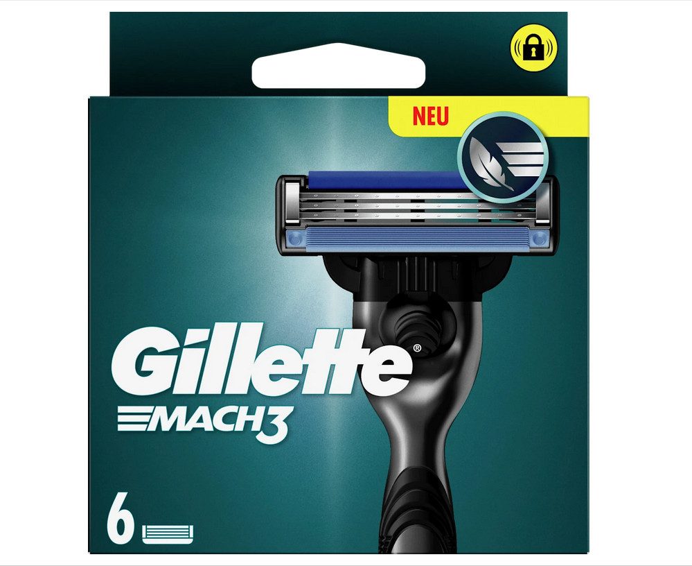 Gillette Rasierklingen Mach3, 6-tlg.
