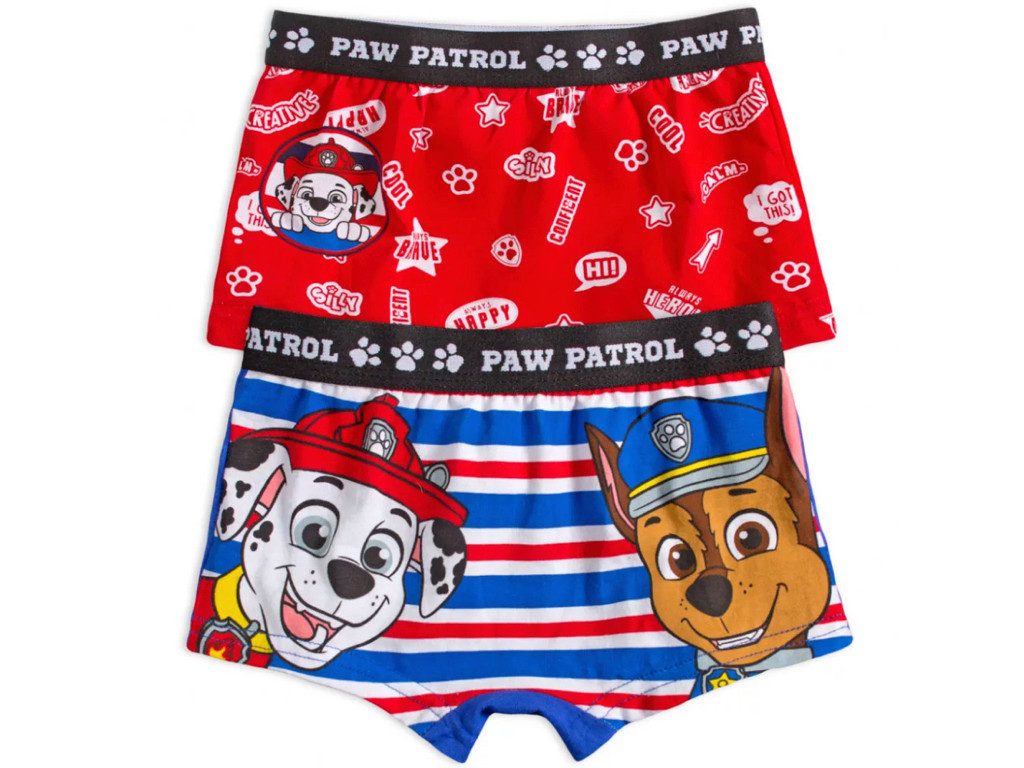 PAW PATROL Boxershorts 4er Pack Unterhosen Slips für Jungen Paw Patrol
