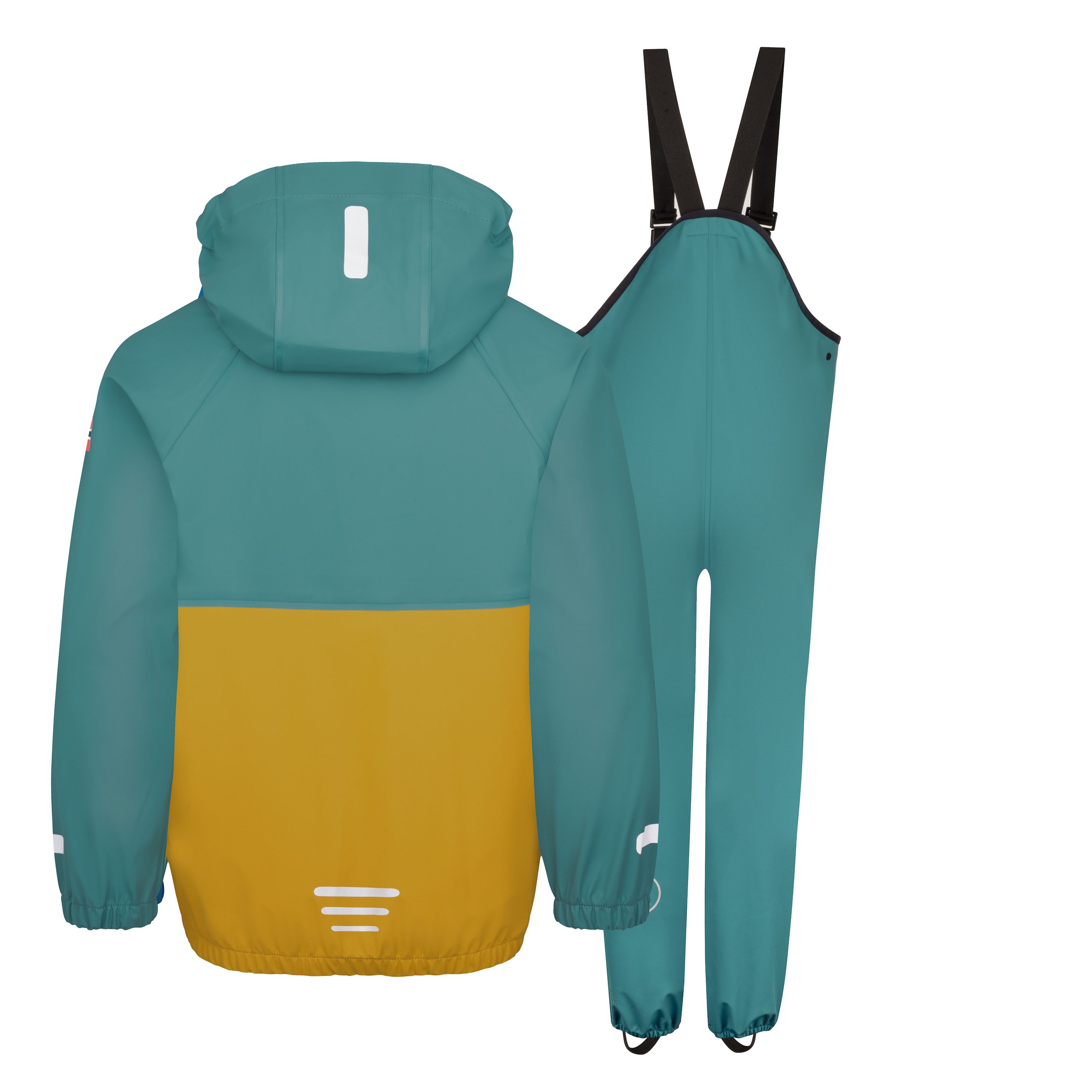 TROLLKIDS Regen- und Matschhose KIDS ODDA RAIN SET XT (2-tlg) für Kinder und Jugendliche, sportlicher Stil