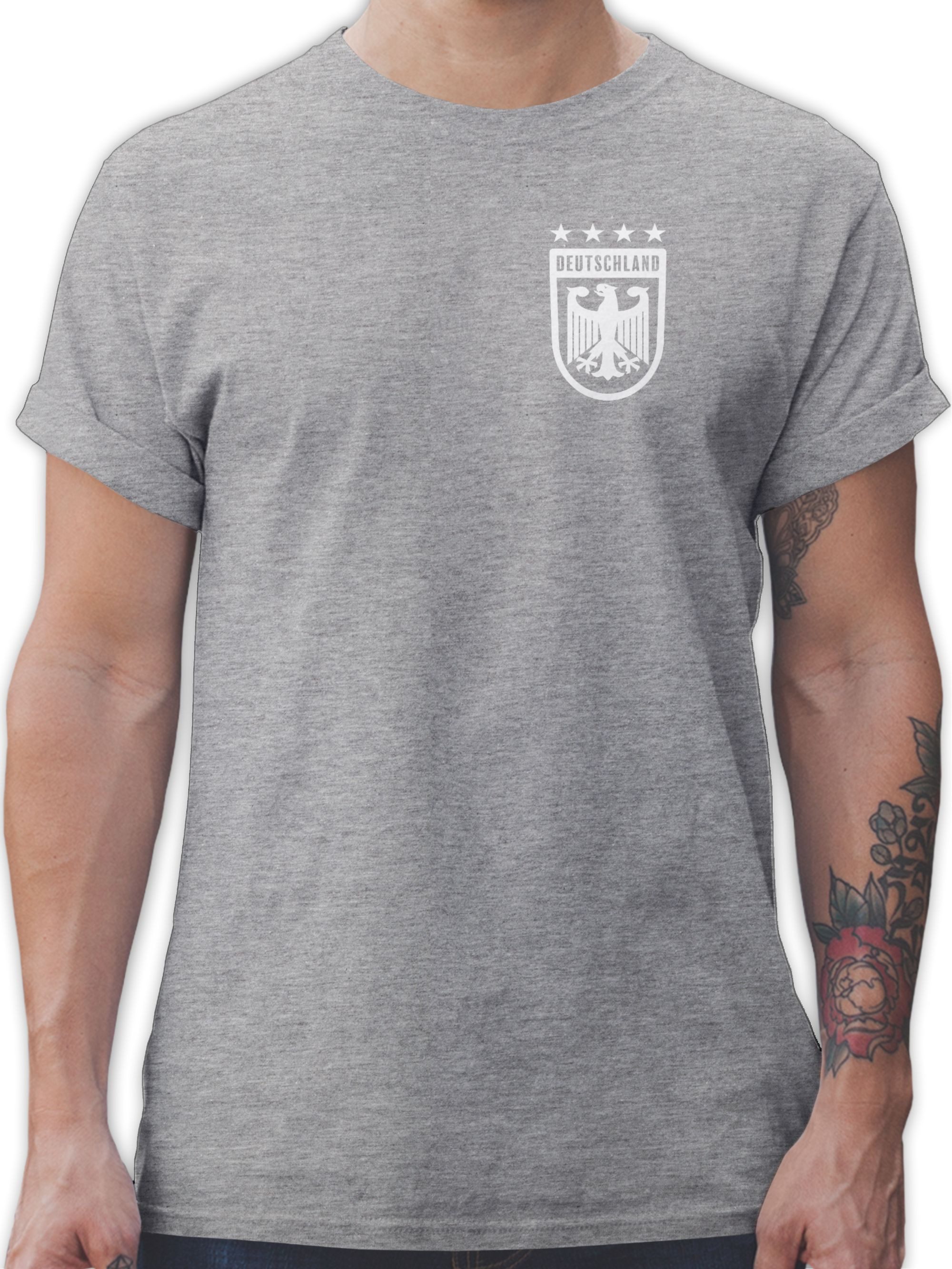 Shirtracer T-Shirt Deutschland Wappen mit Bundesadler günstig online kaufen