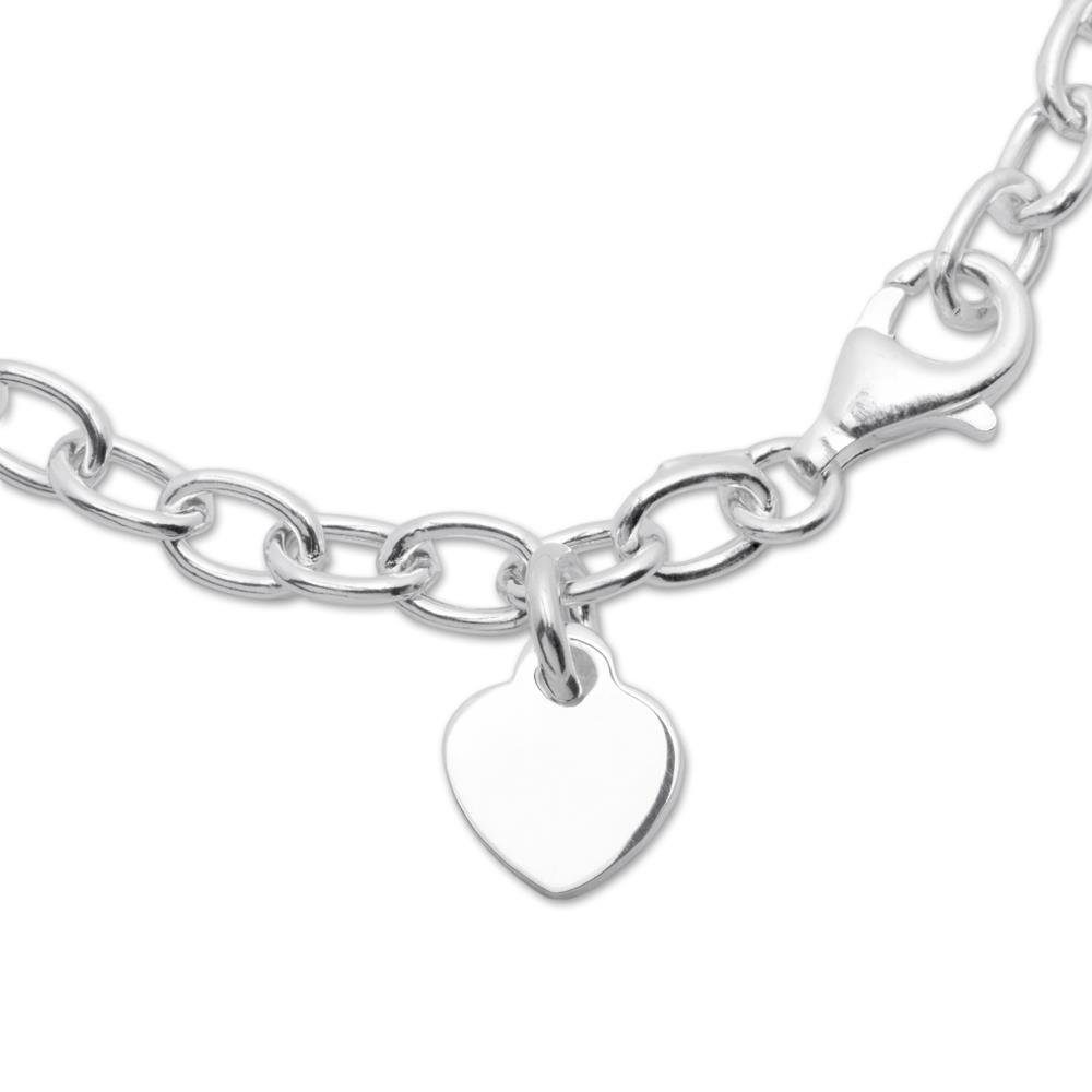 JEWLIX Bettelarmband JEWLIX 925 Silber Bettel Armband für Charms CB0008 (Länge: 20cm)