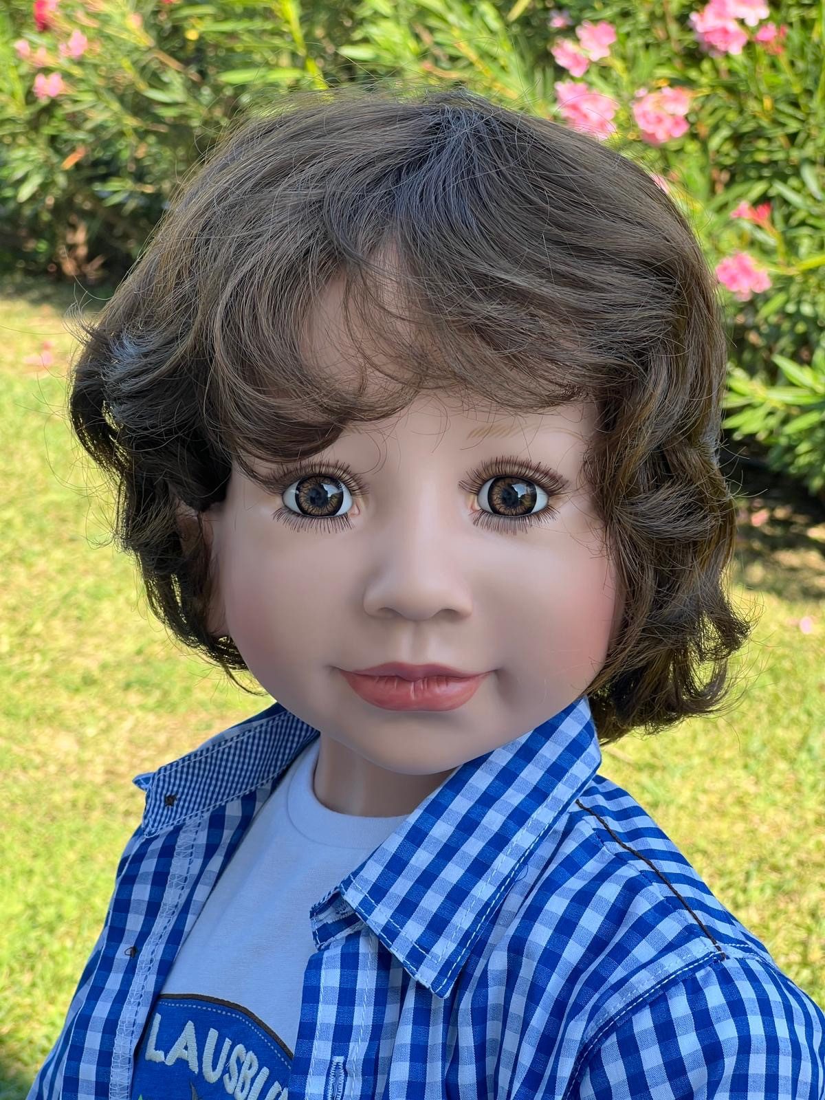 CMTPUPPENGALERIE Stehpuppe Timo von Monika Levenig - braun - 122 cm - (1-tlg)