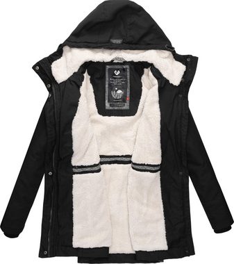 Ragwear Wintermantel Elsa warmer modischer Winterparka mit Kapuze