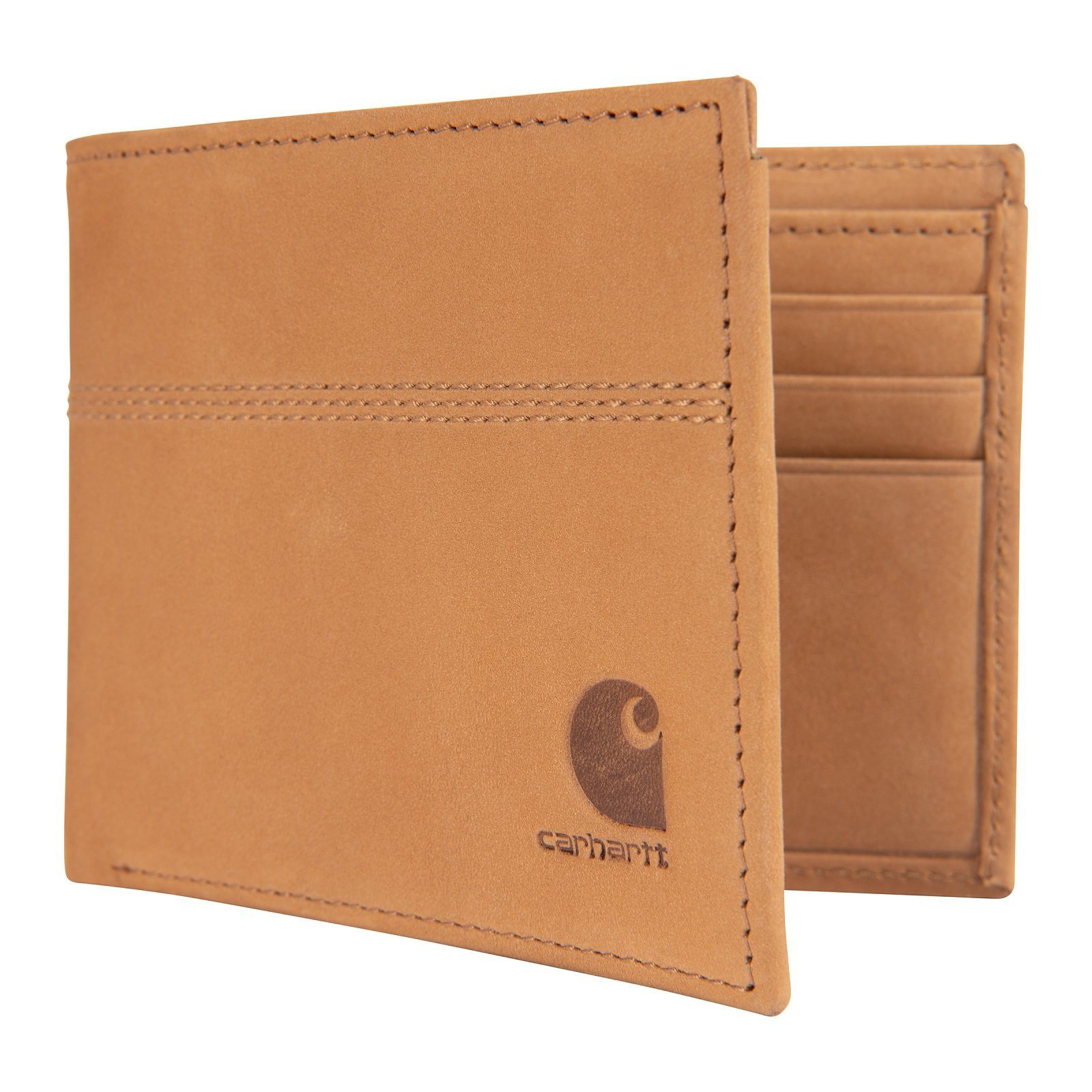 Carhartt Brieftasche Saddle Leather Bifold Wallet (1-tlg), Wollinnenfutter