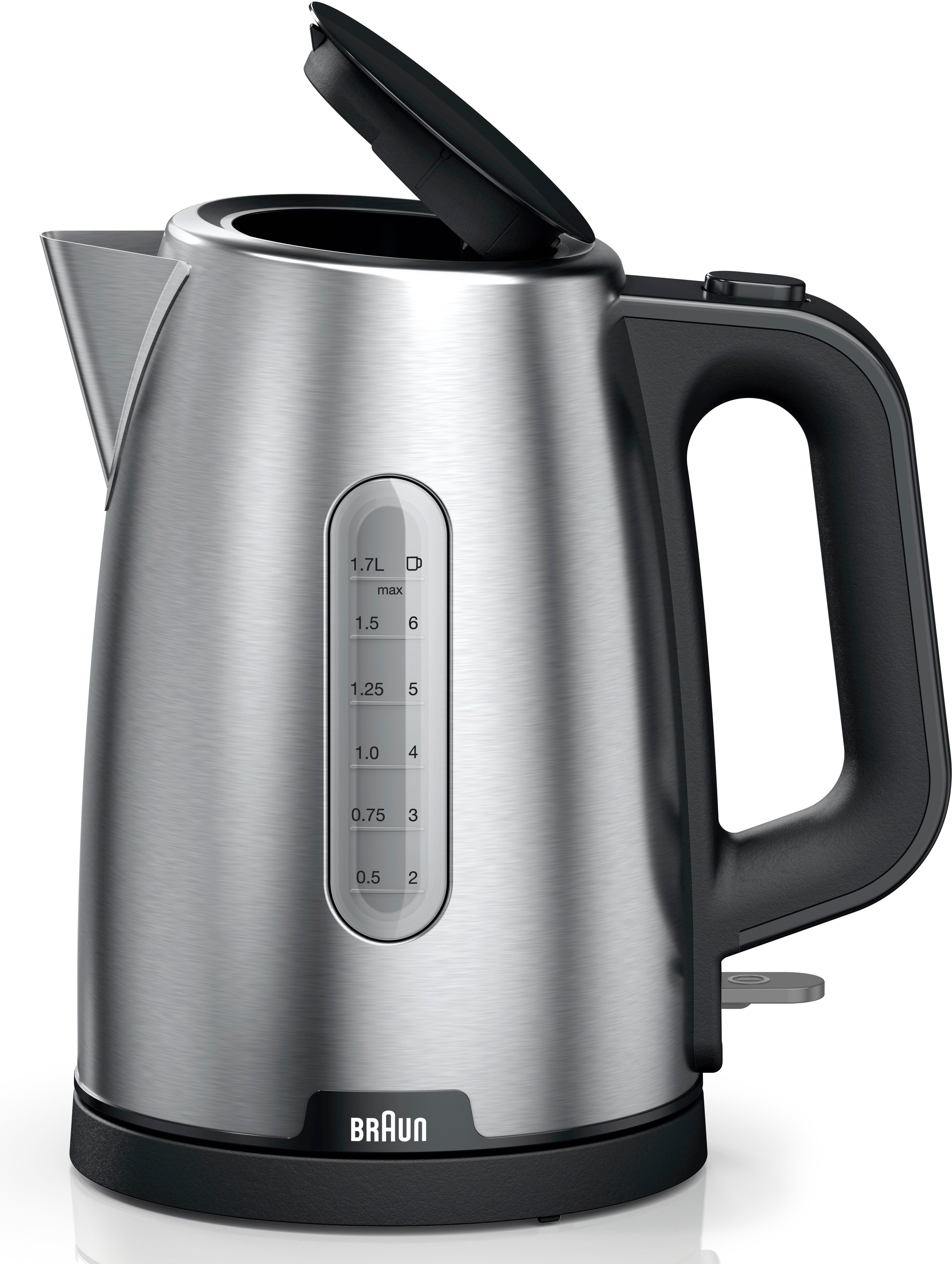 Braun Wasserkocher WK1500BK PurShine schwarz Wasserkocher