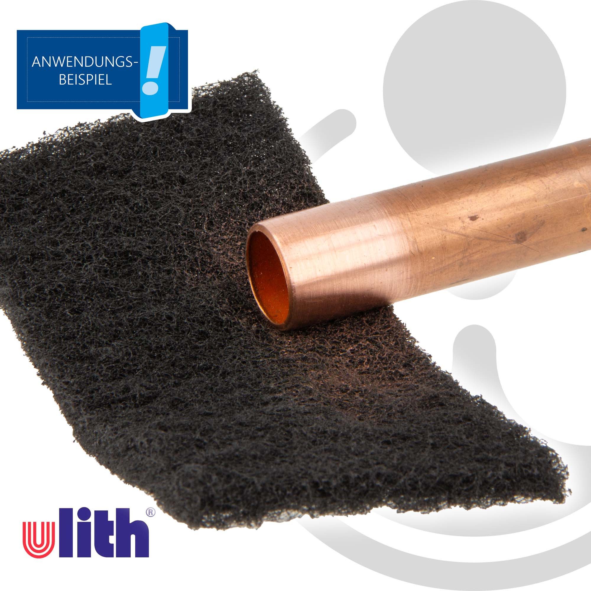 Ulith metallfreies Reinigungsvlies 60 x 130 mm 10er-Pack Reinigungstuch