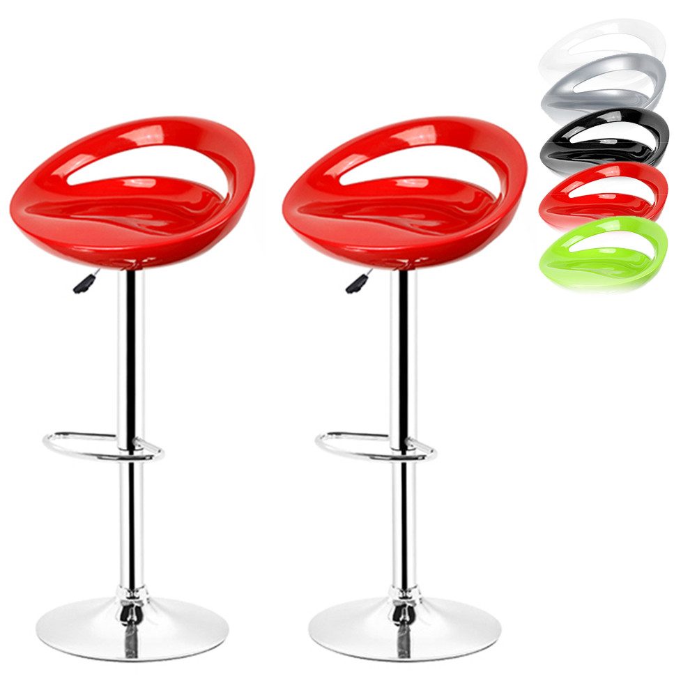 JEOBEST Barhocker ABS-Kunststoff Küchenstühle, (2 St), mit Luftheber-Design günstig online kaufen