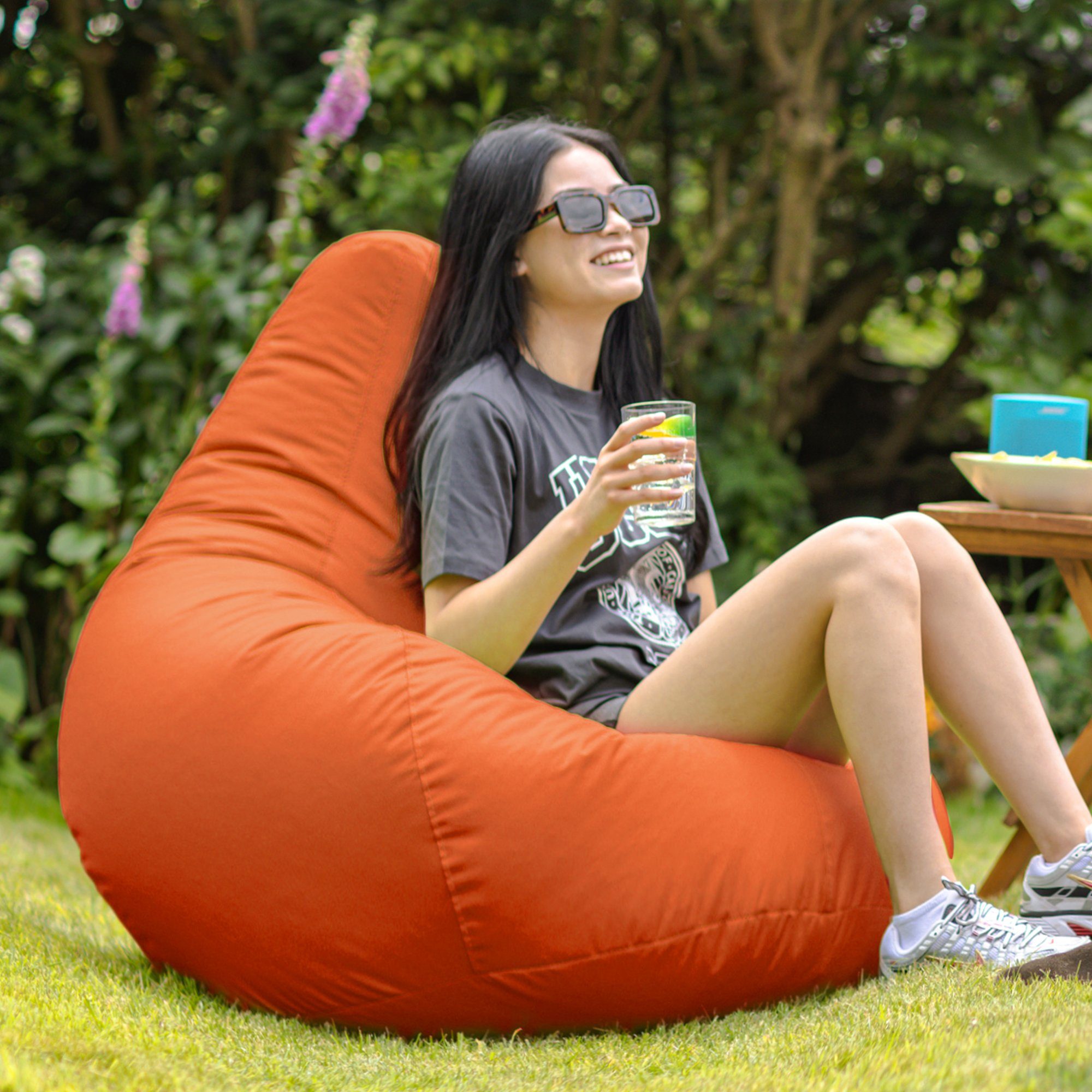 „Recliner“ Veeva Sitzsack Outdoor orange Sitzsack