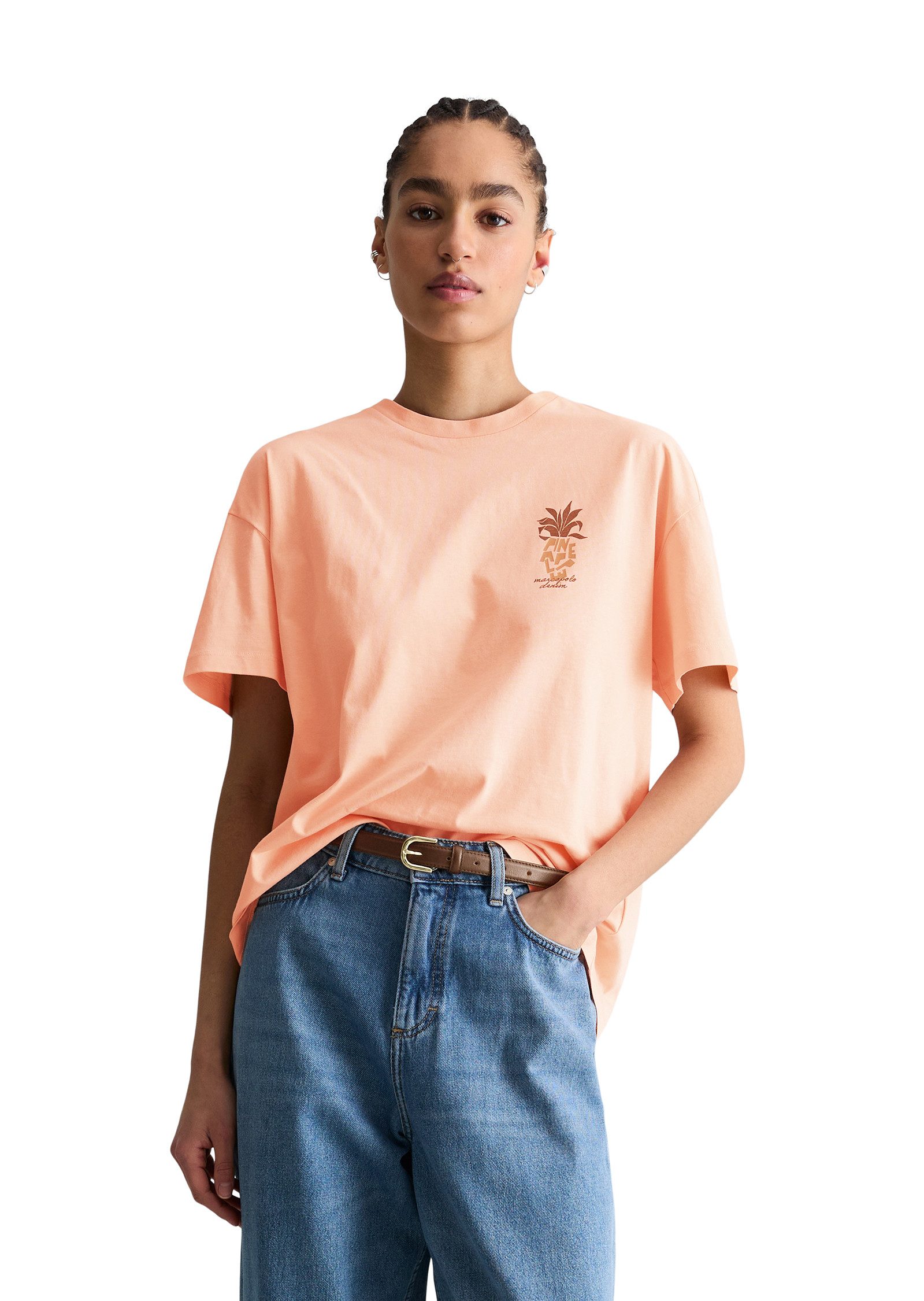 Marc O'Polo DENIM T-Shirt relaxed aus Basic Single Jersey günstig online kaufen
