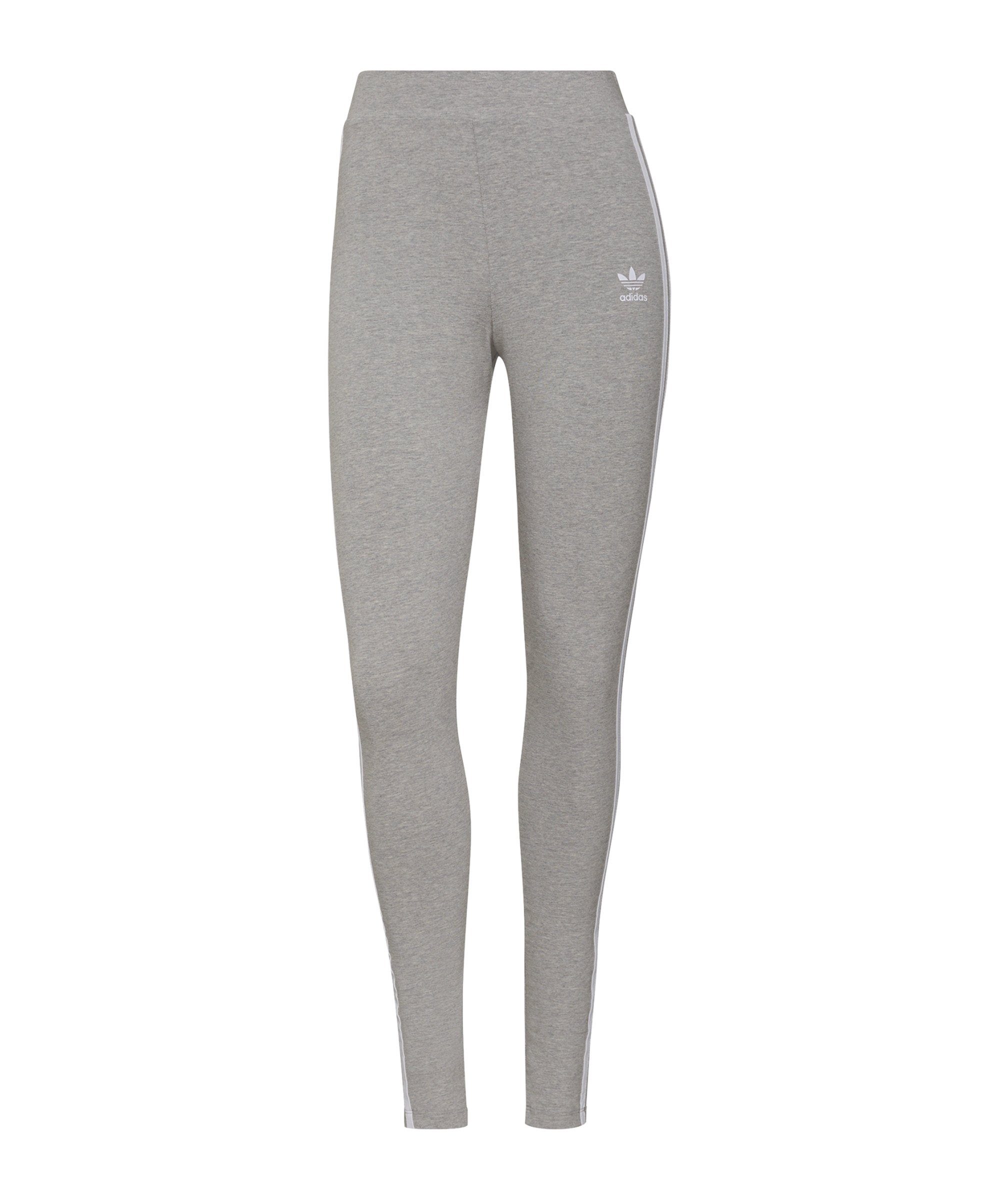 Jogger grau Pants adidas 3S Originals Leggings Damen