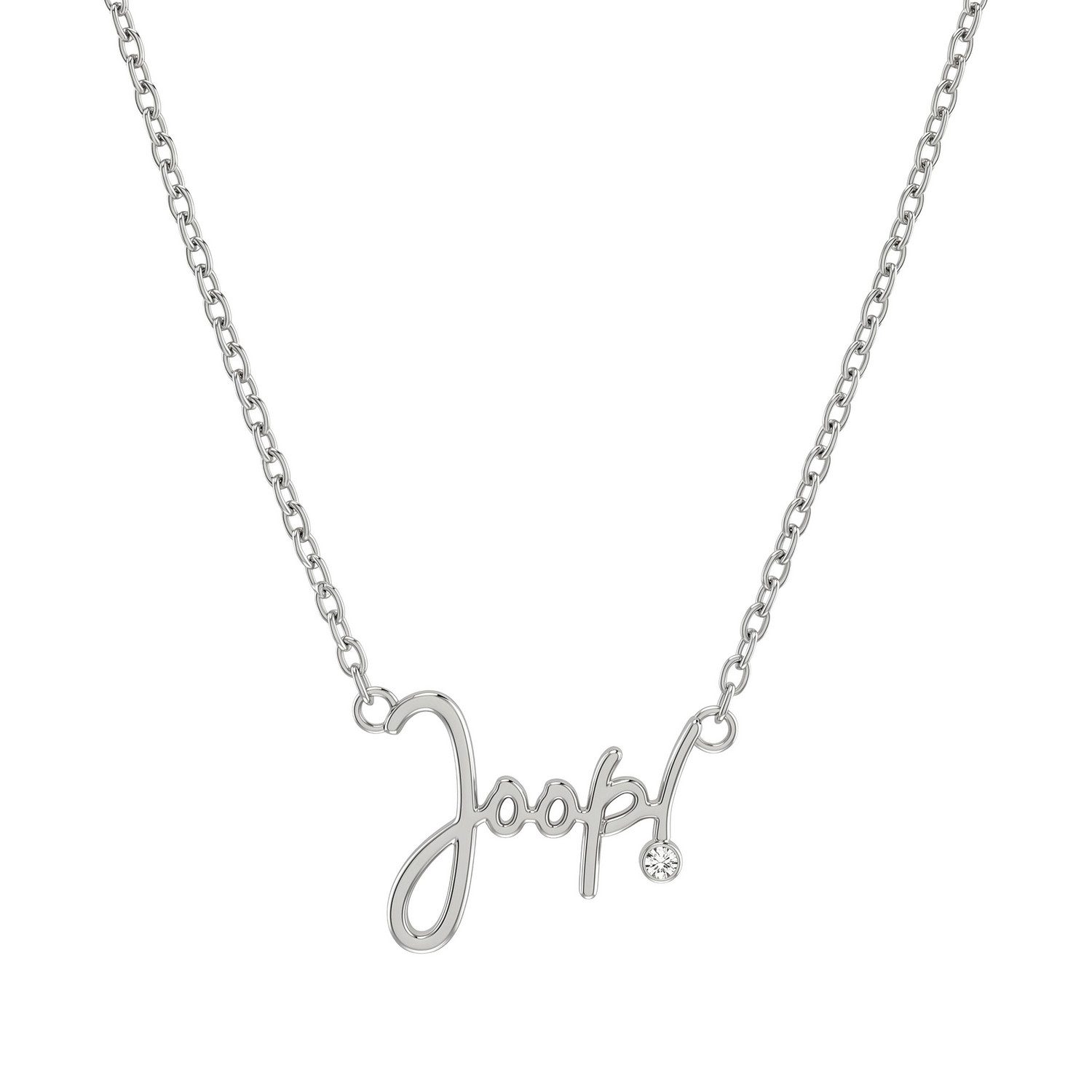 JOOP! Kette mit Anhänger Joop!, mit Zirkonia (synth)