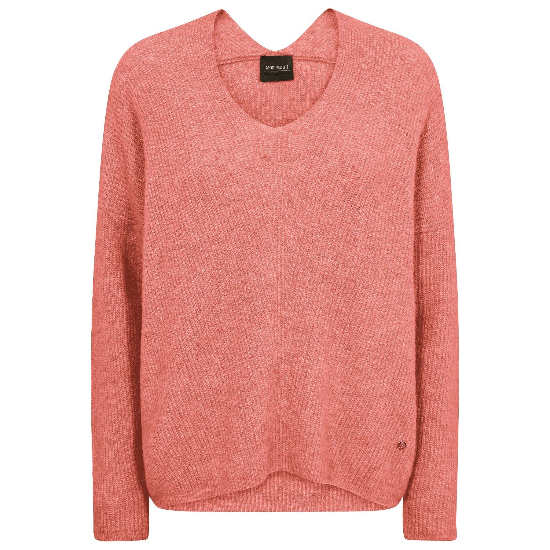 Mos Mosh Strickpullover MOS MOSH Pullover THORA mit Alpaka - Faded Rose