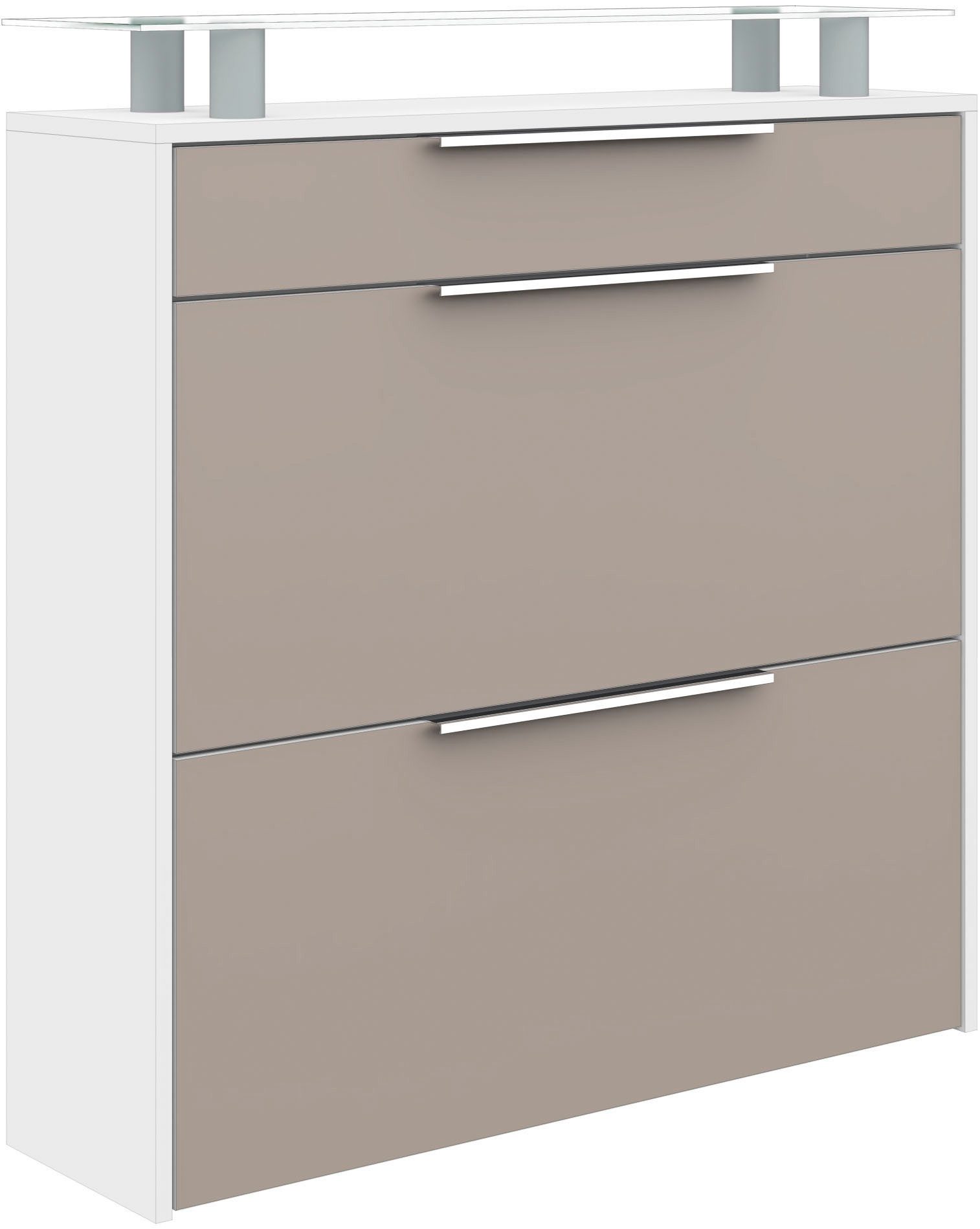 borchardt Möbel Schuhschrank Oliva Breite 89 cm, hängend, mit 2 Doppeltrommel und 1 Schubkasten