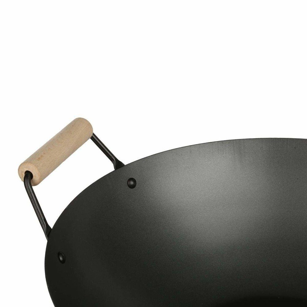 5five Simply Smart Bratpfanne Wok mit Holzgriff, Kohlenstoffstahl (Einzaln) – Bild 3 von 4